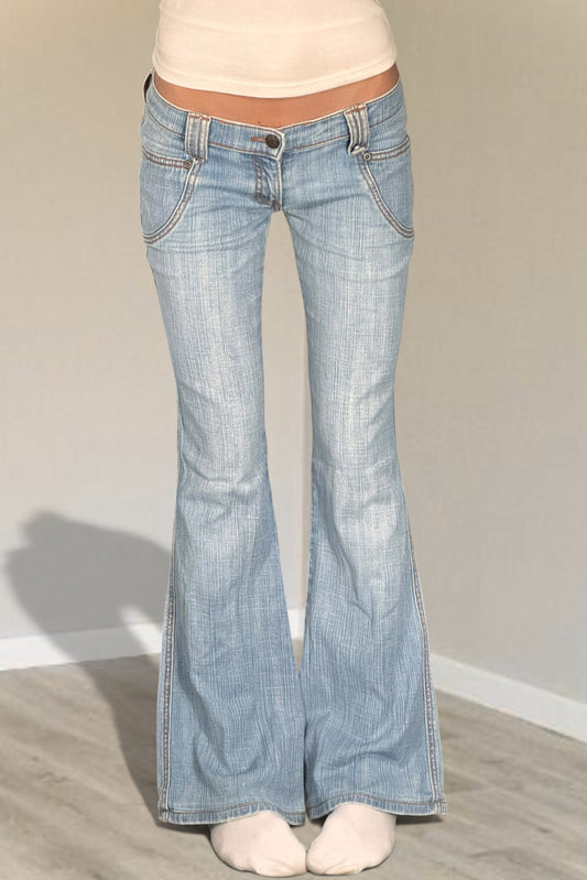 Lågmidjade jeans stl: S