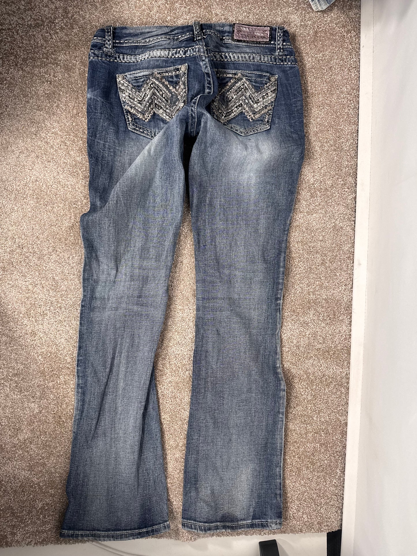 Lågmidjade jeans stl: M