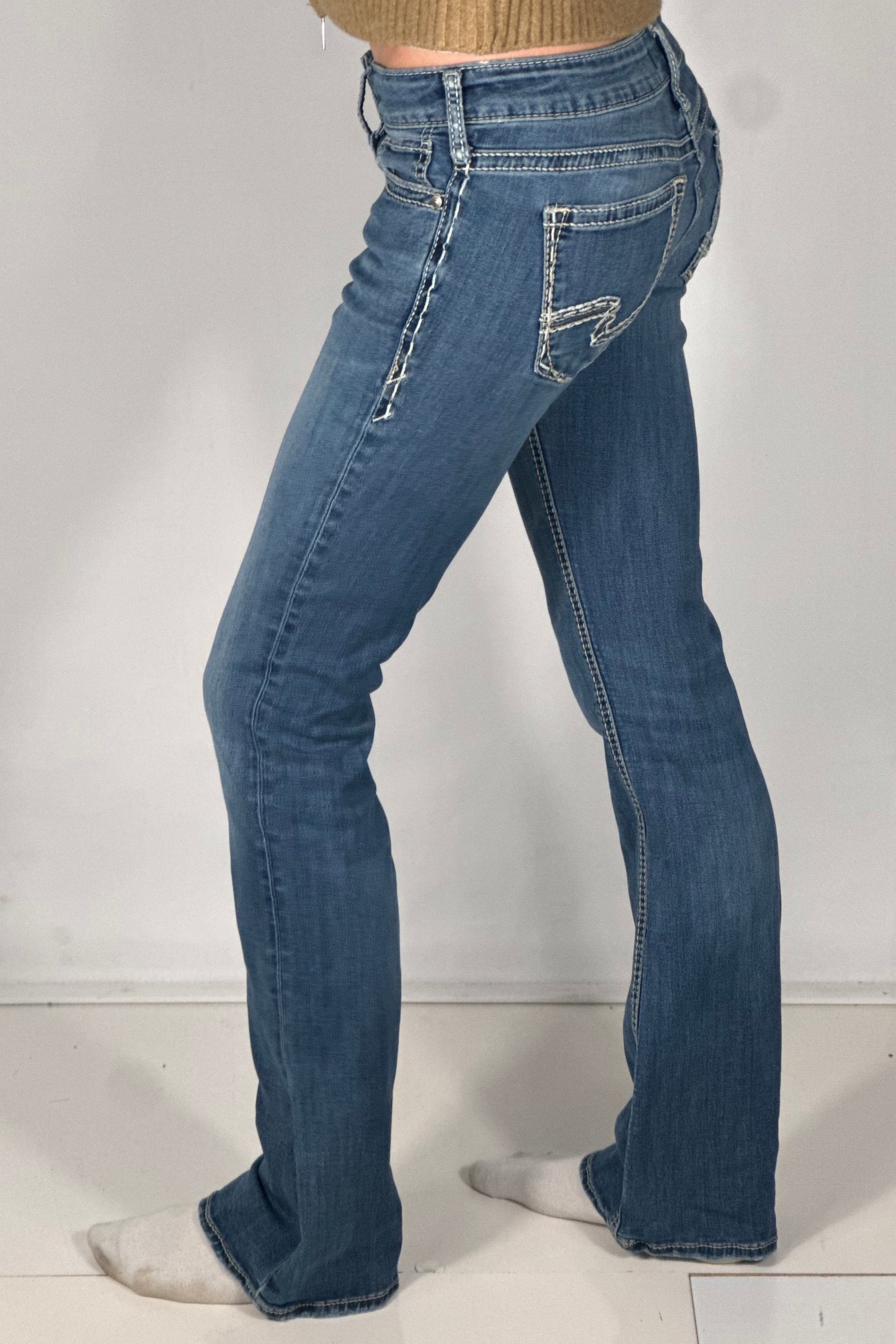 Lågmidjade jeans stl: XXS