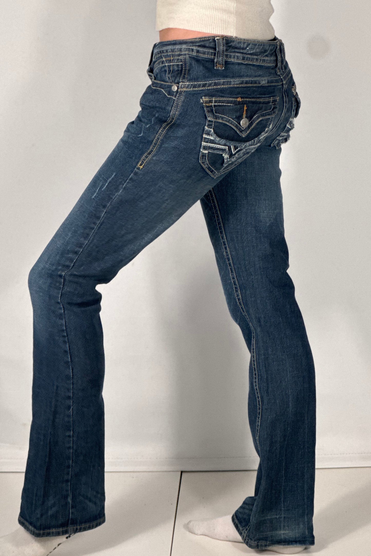 Lågmidjade jeans stl: S