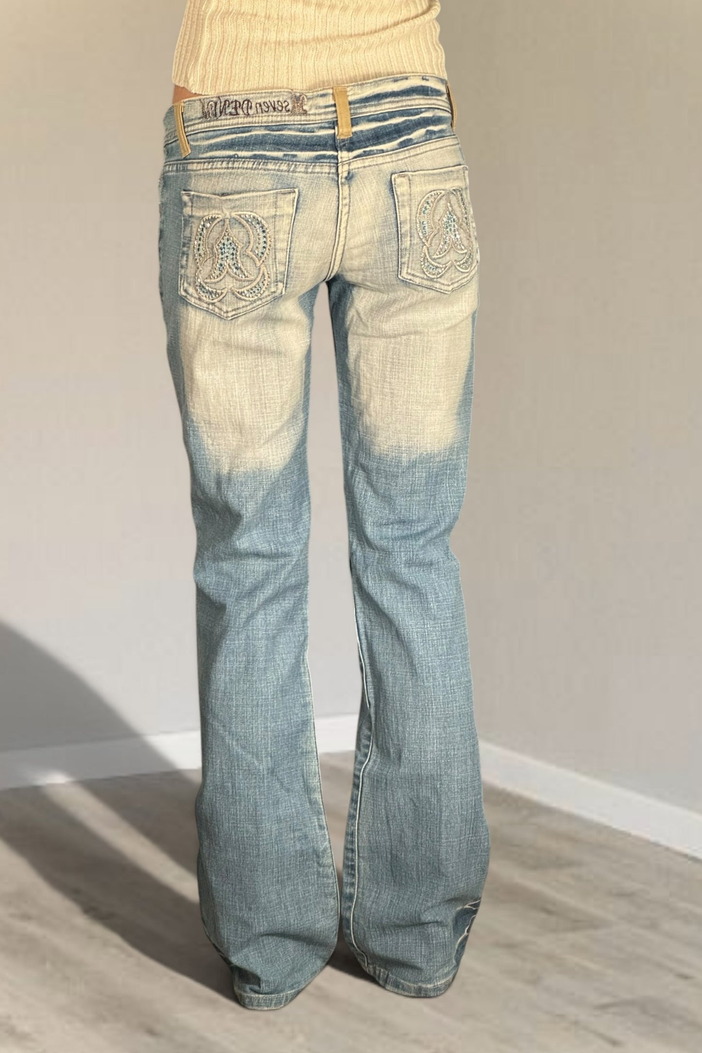 Lågmidjade jeans stl: XS/S