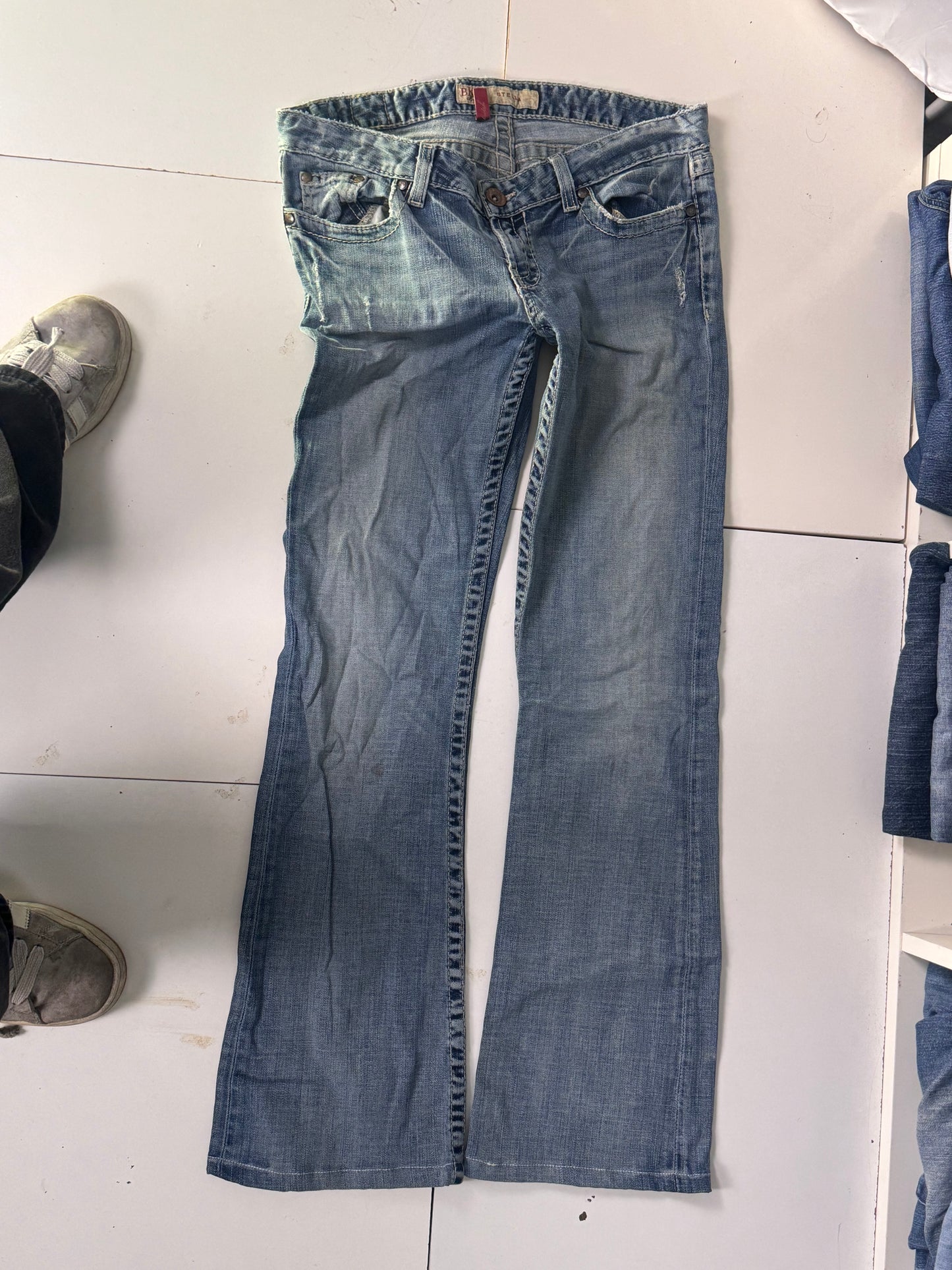 Lågmidjade jeans stl: S/M
