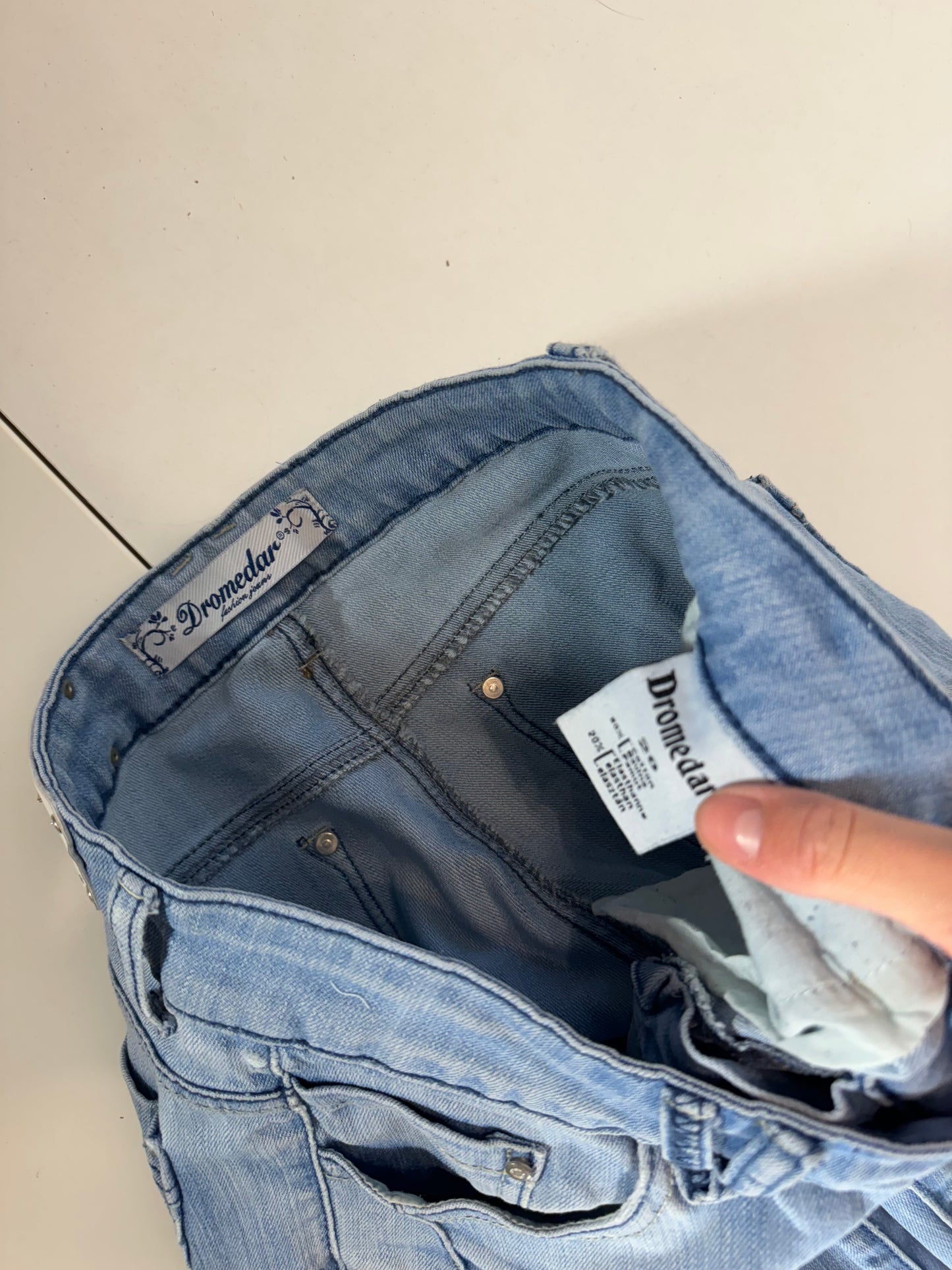 Lågmidjade jeans stl: S