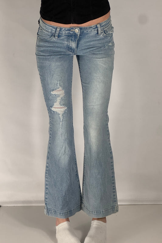 Lågmidjade jeans stl: XXS