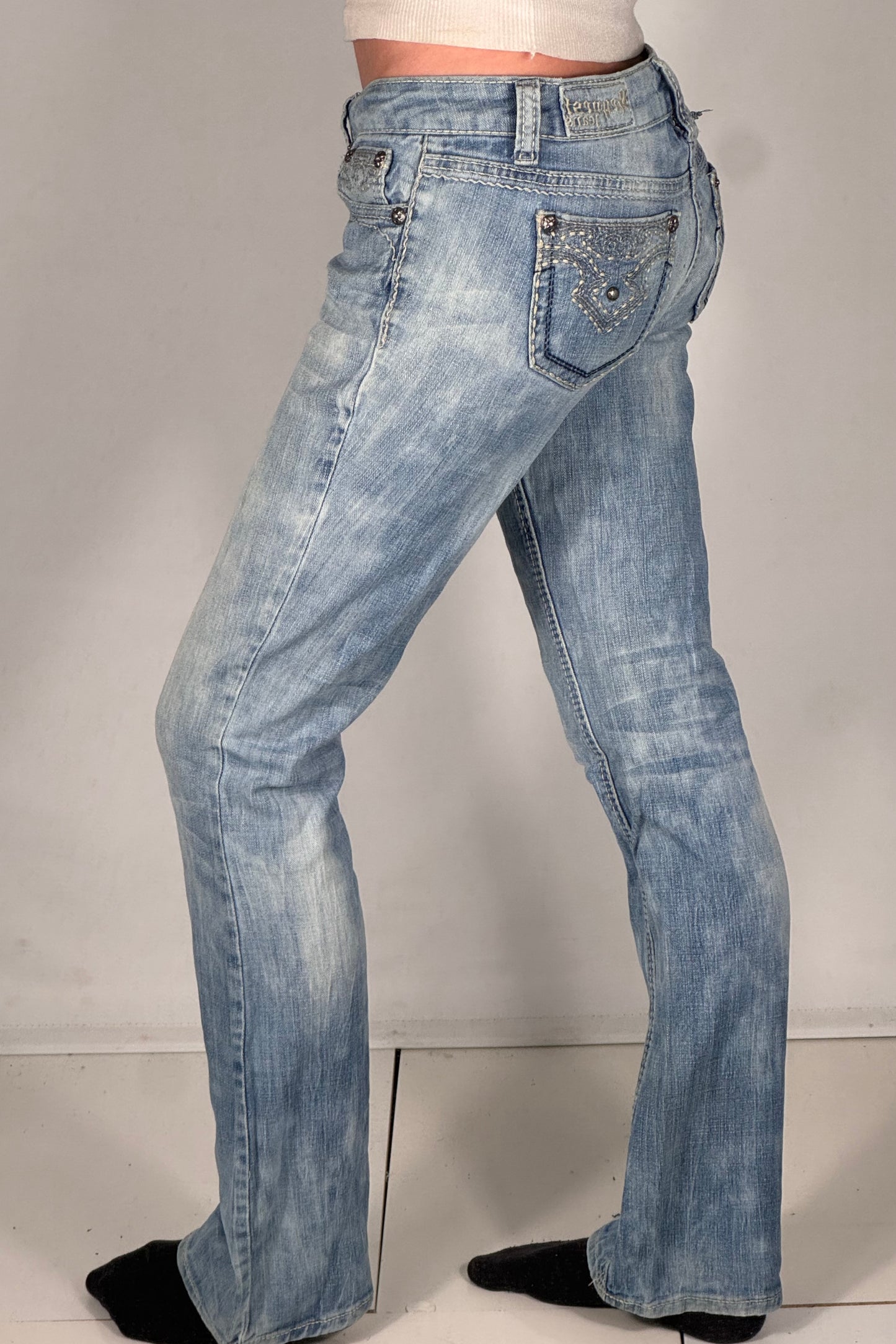 Lågmidjade jeans stl: XS