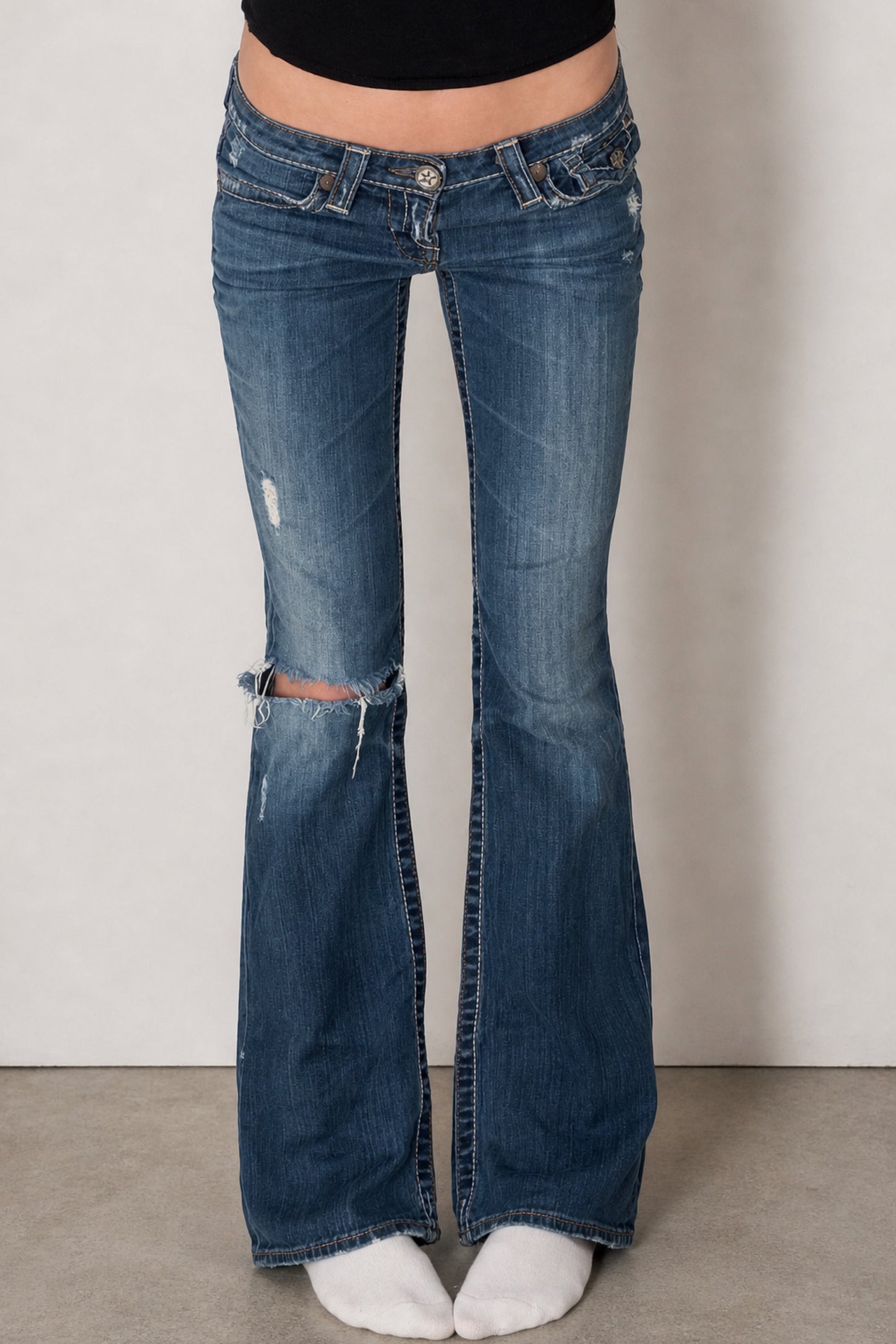 Lågmidjade jeans stl: XS