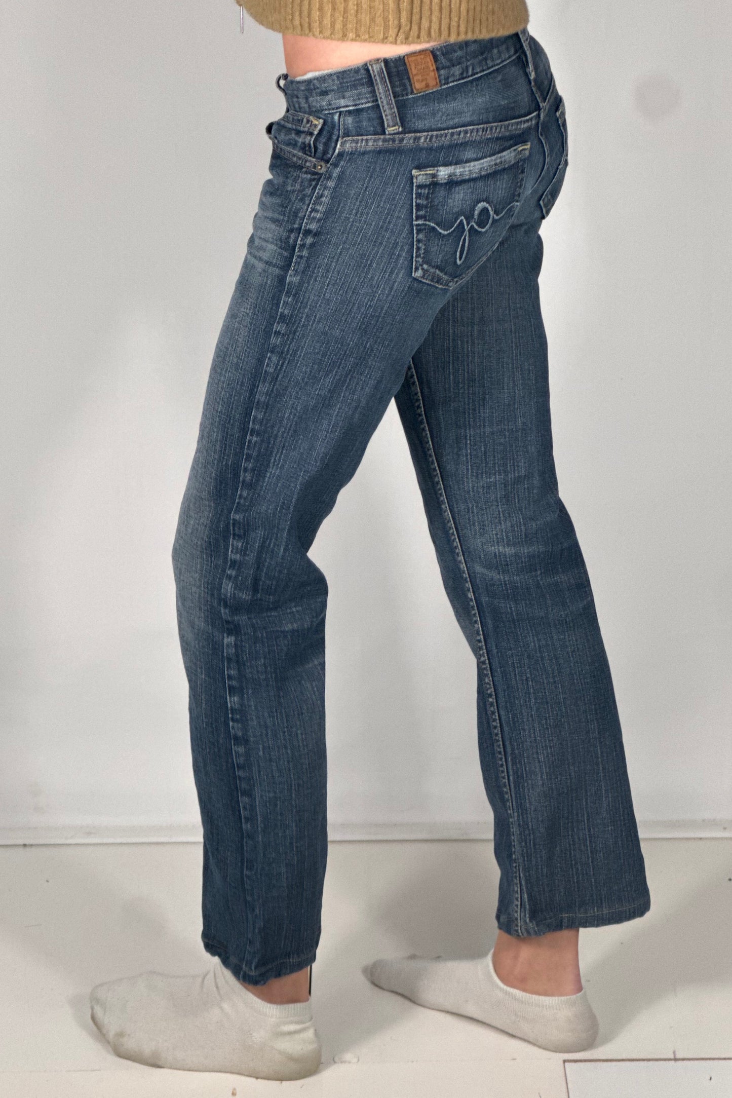 Lavmidede jeans str: XXS