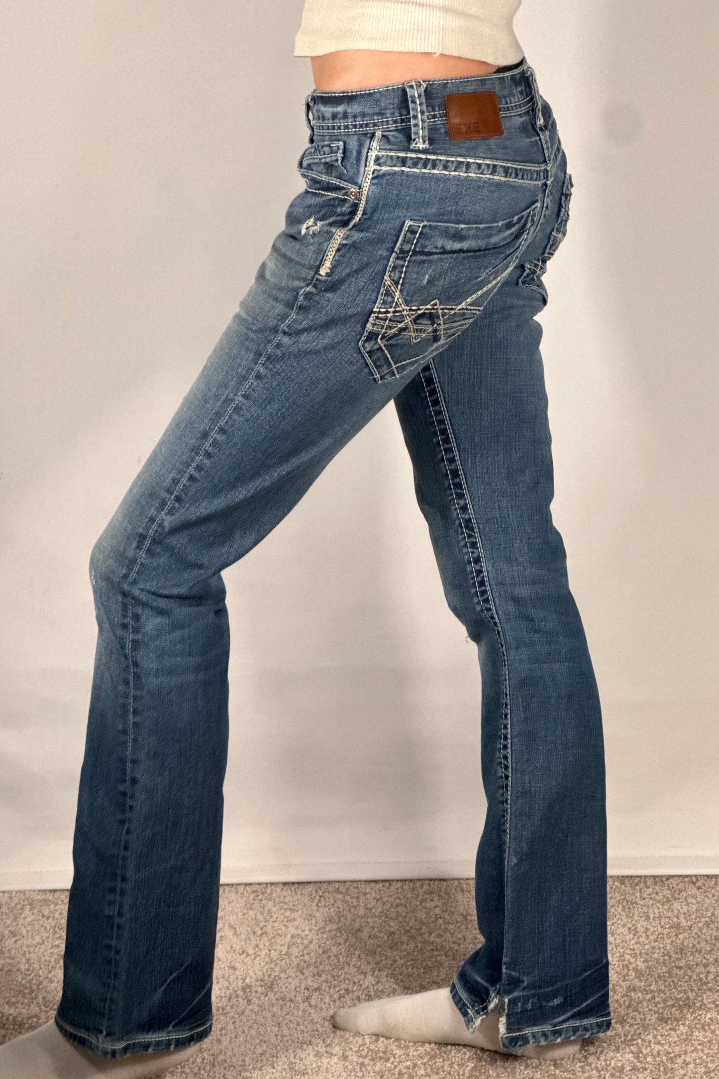Lågmidjade jeans stl: XXS