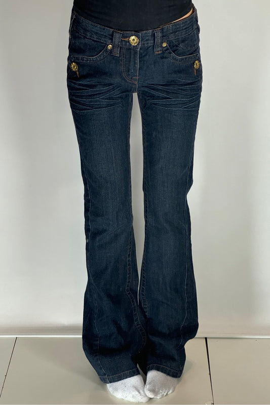 Lågmidjade jeans stl: M