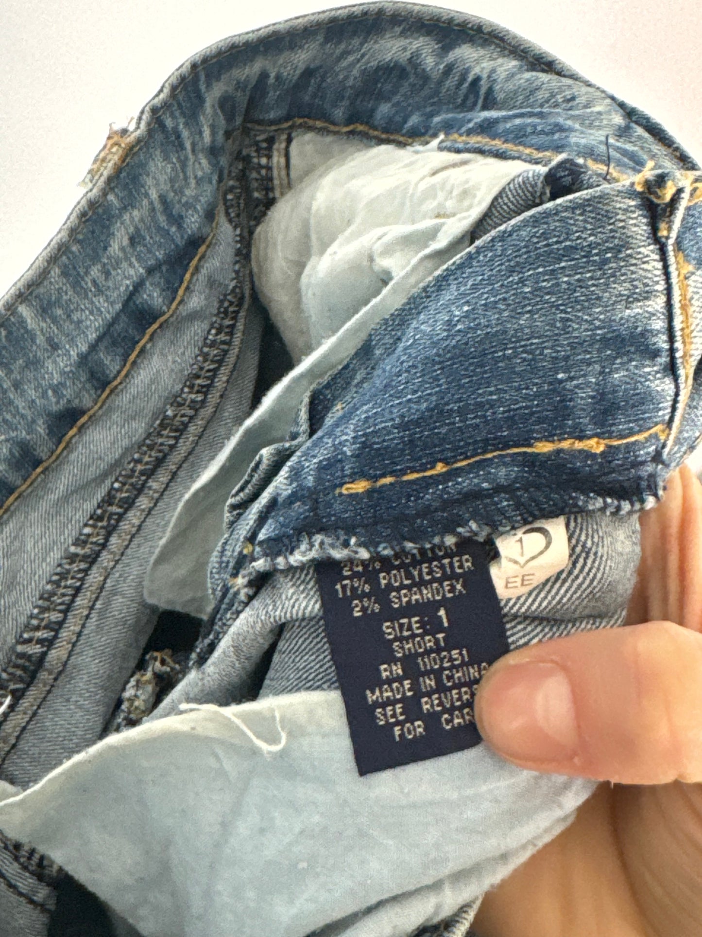 Lavlivede jeans str: XXS