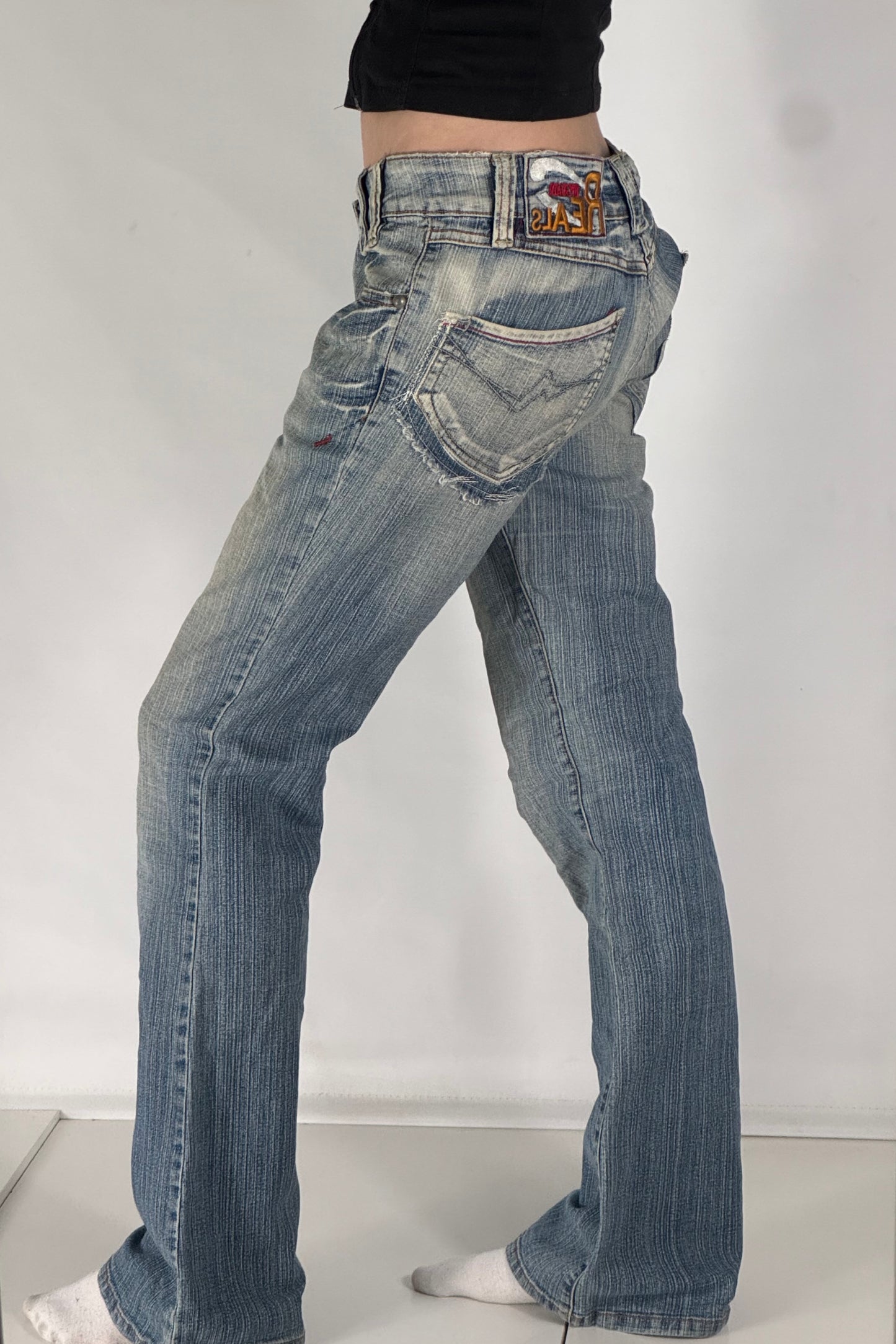 Lågmidjade jeans stl: M