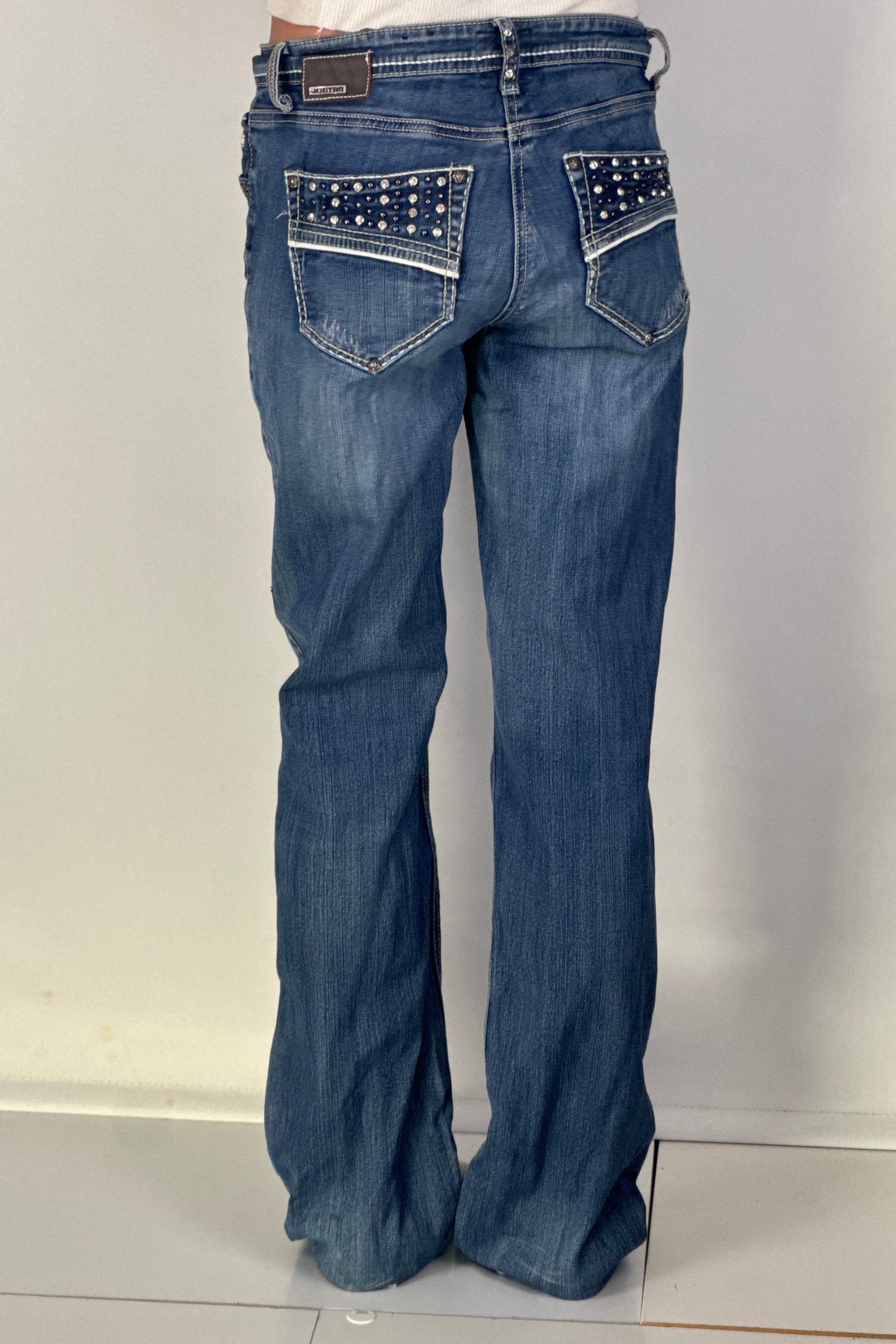 Lågmidjade jeans stl: S