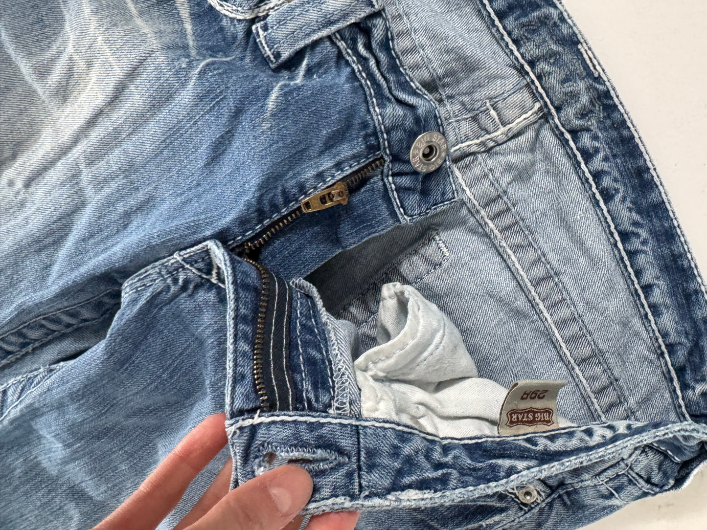 Lågmidjade jeans stl: S
