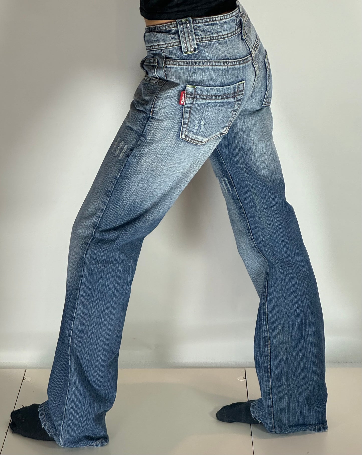 Lågmidjade jeans stl: S