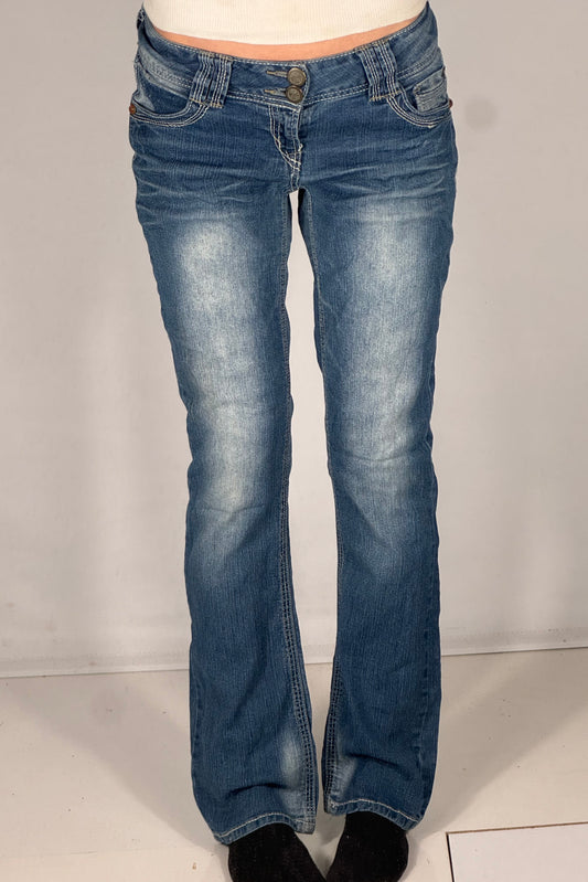 Lavtaljede jeans str: S