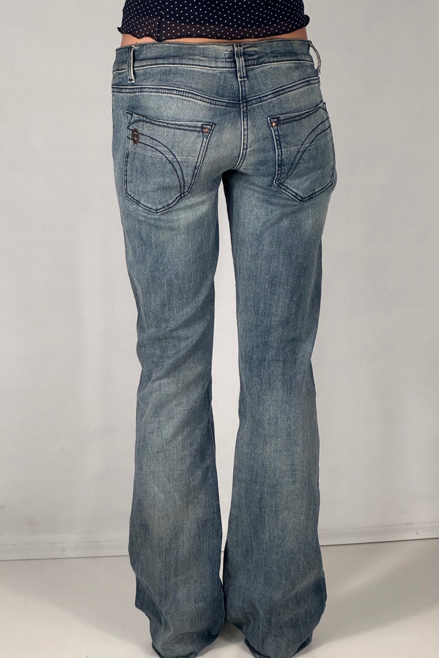Lågmidjade jeans stl: S