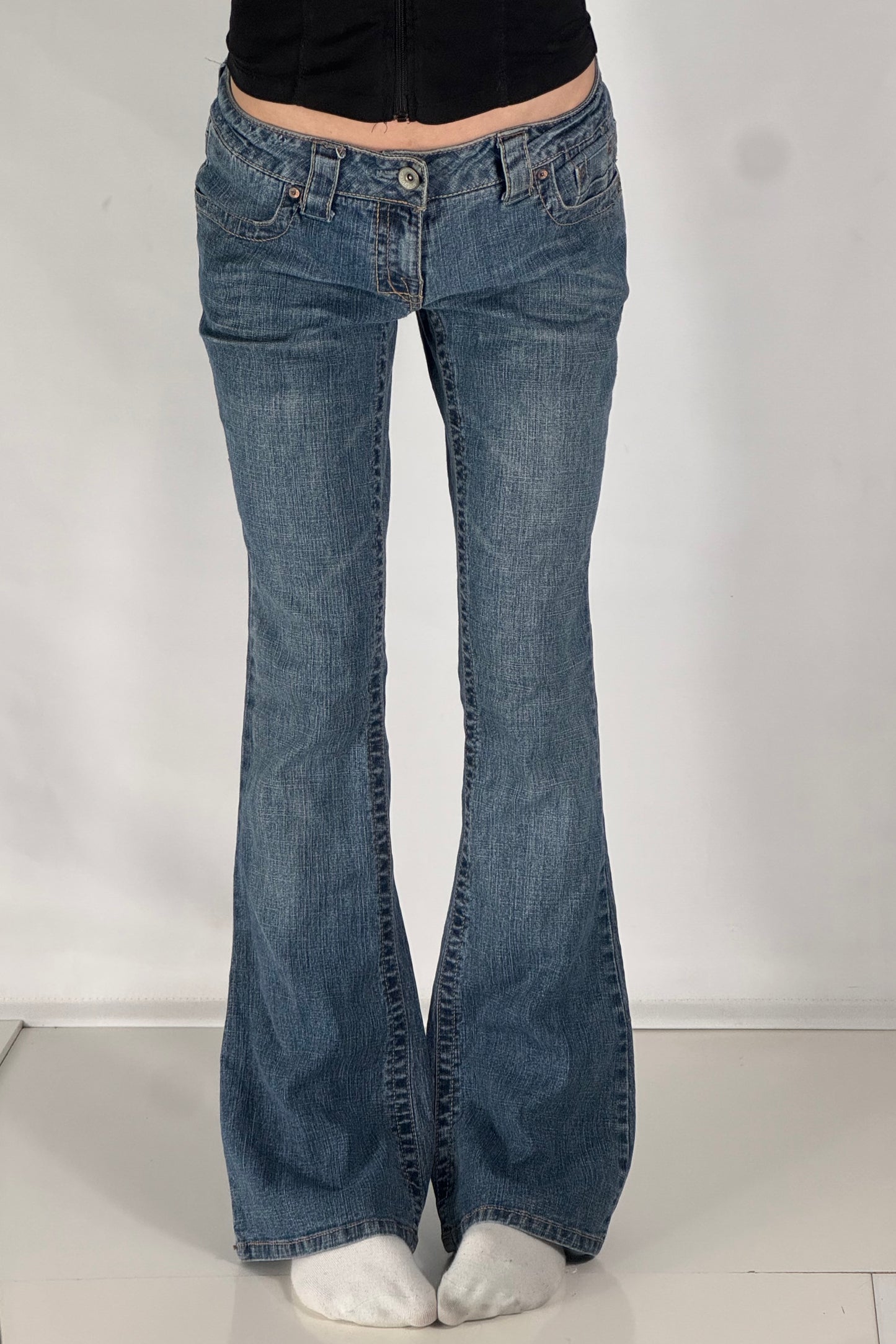 Lågmidjade jeans stl: S
