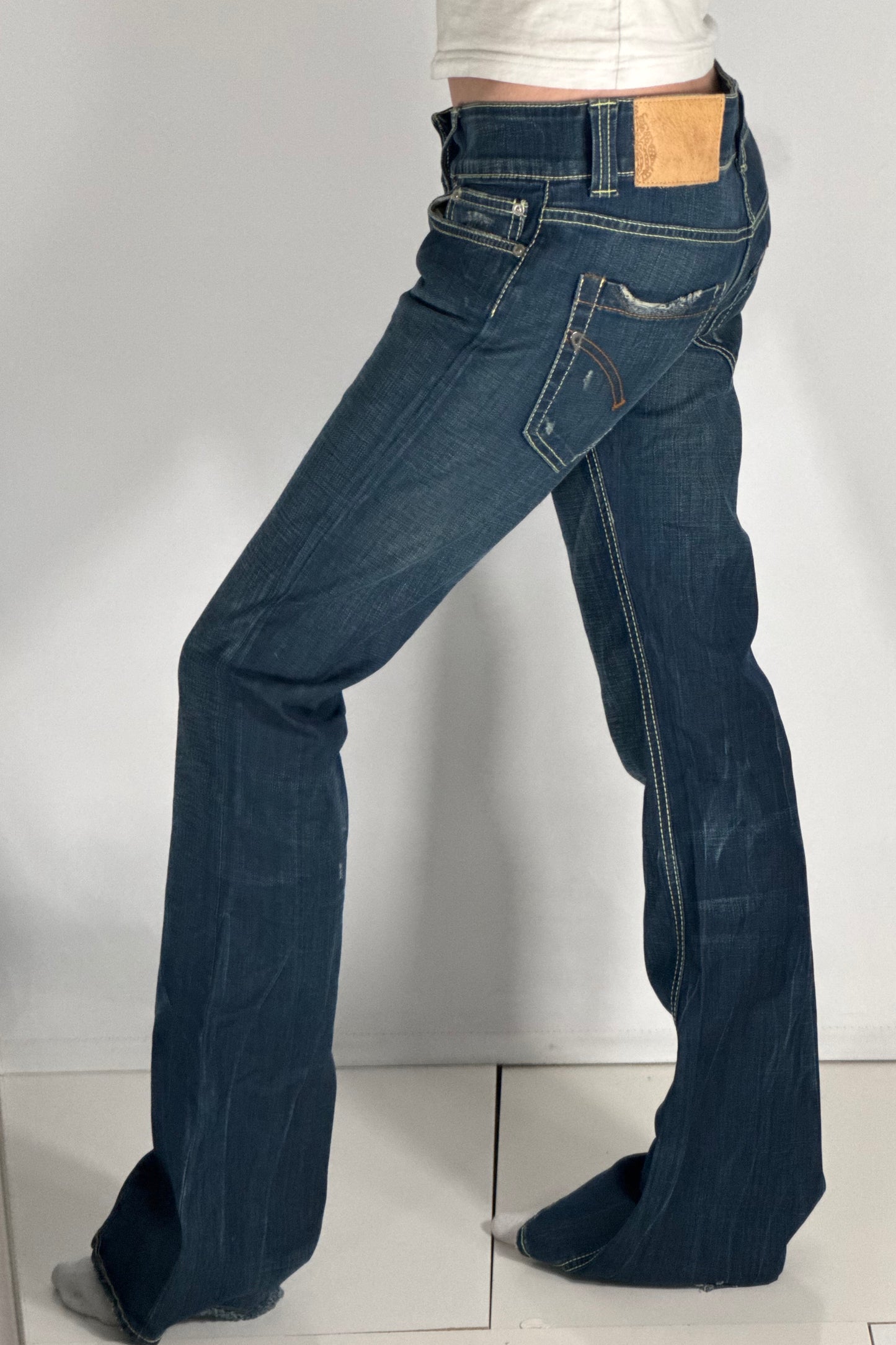 Lågmidjade jeans stl: S