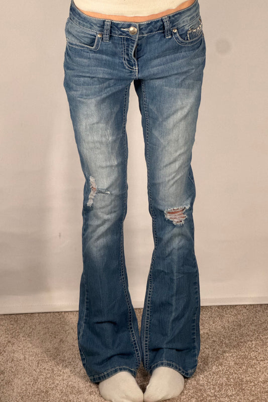 Lågmidjade jeans stl: S