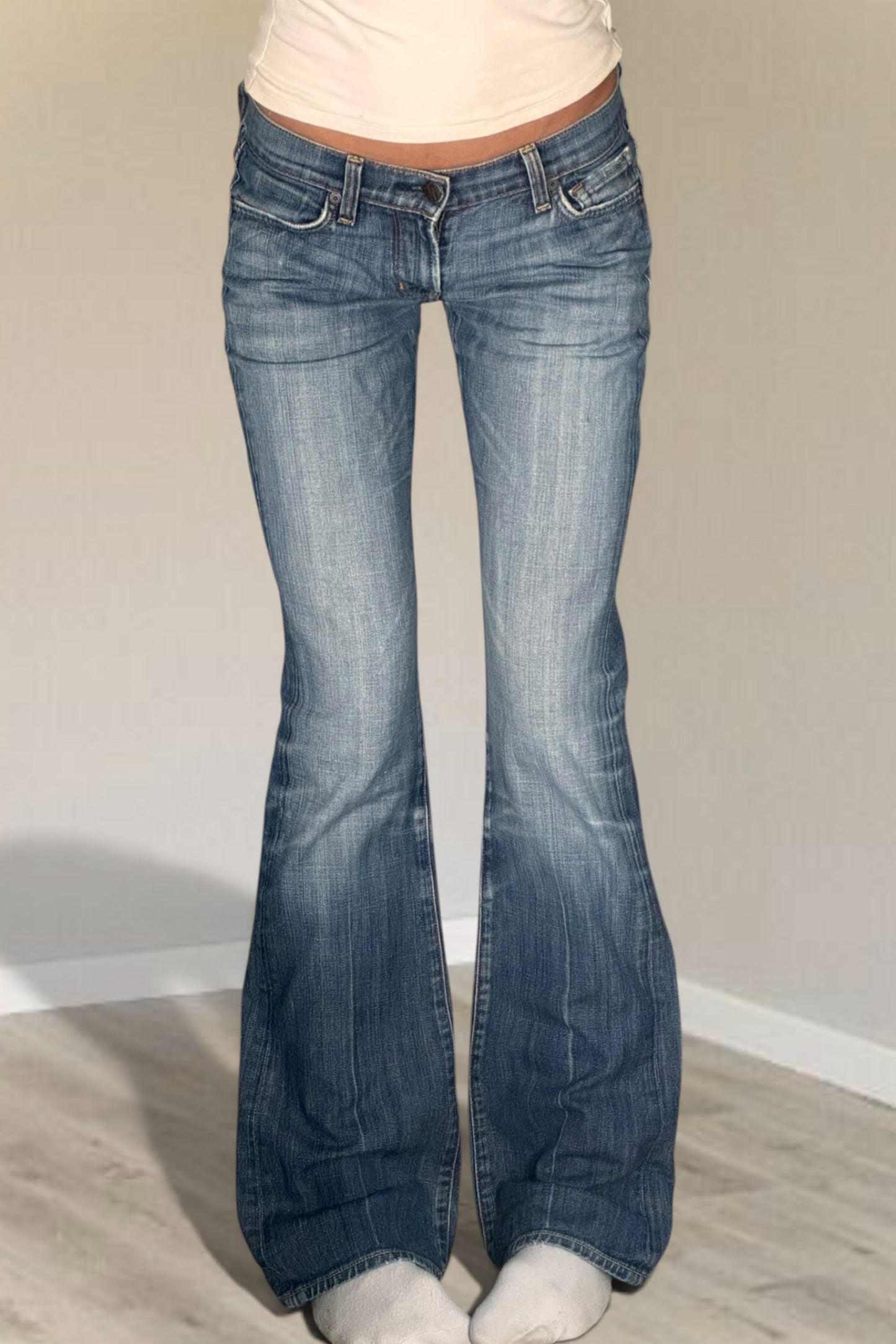 Lågmidjade jeans stl: XS
