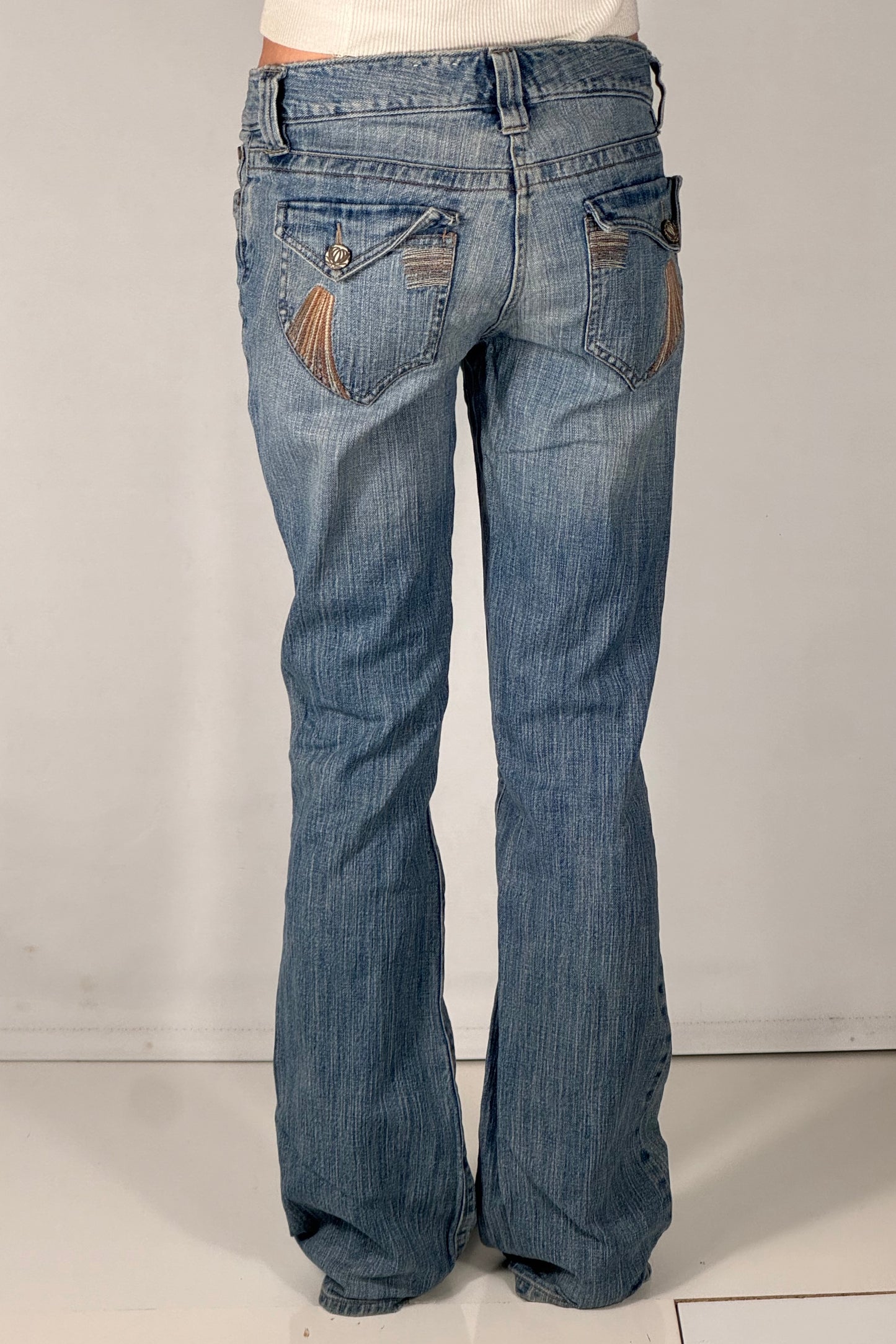 Lågmidjade jeans stl: S