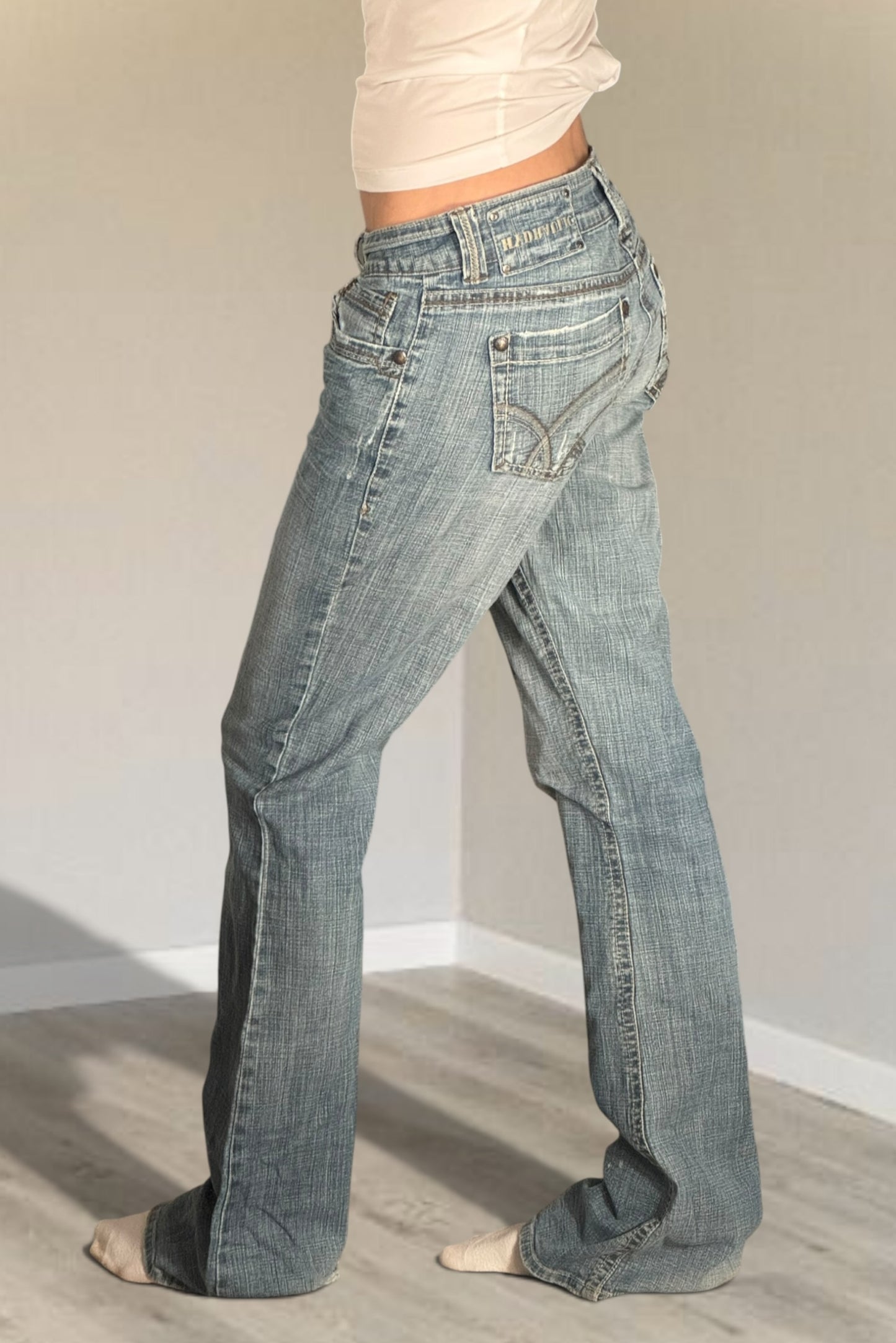 Lågmidjade jeans stl: S