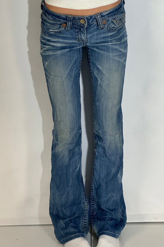 Lågmidjade jeans stl: XXS