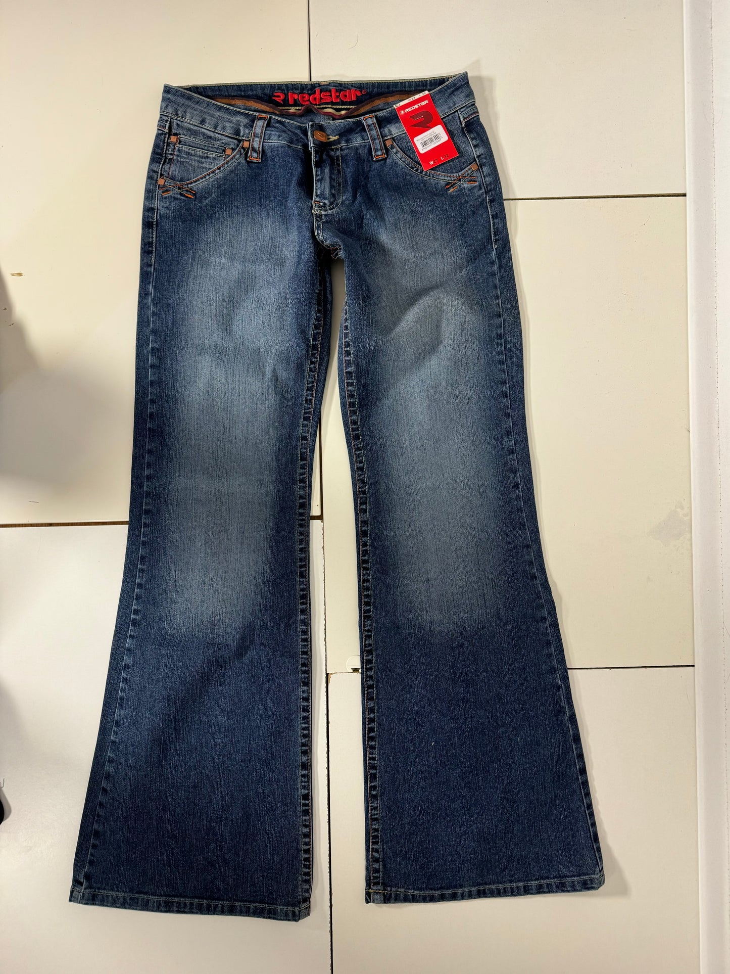 Lågmidjade jeans stl: S