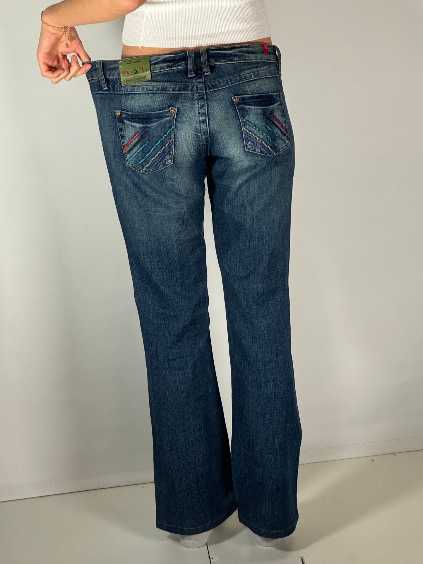 Lågmidjade jeans stl: M