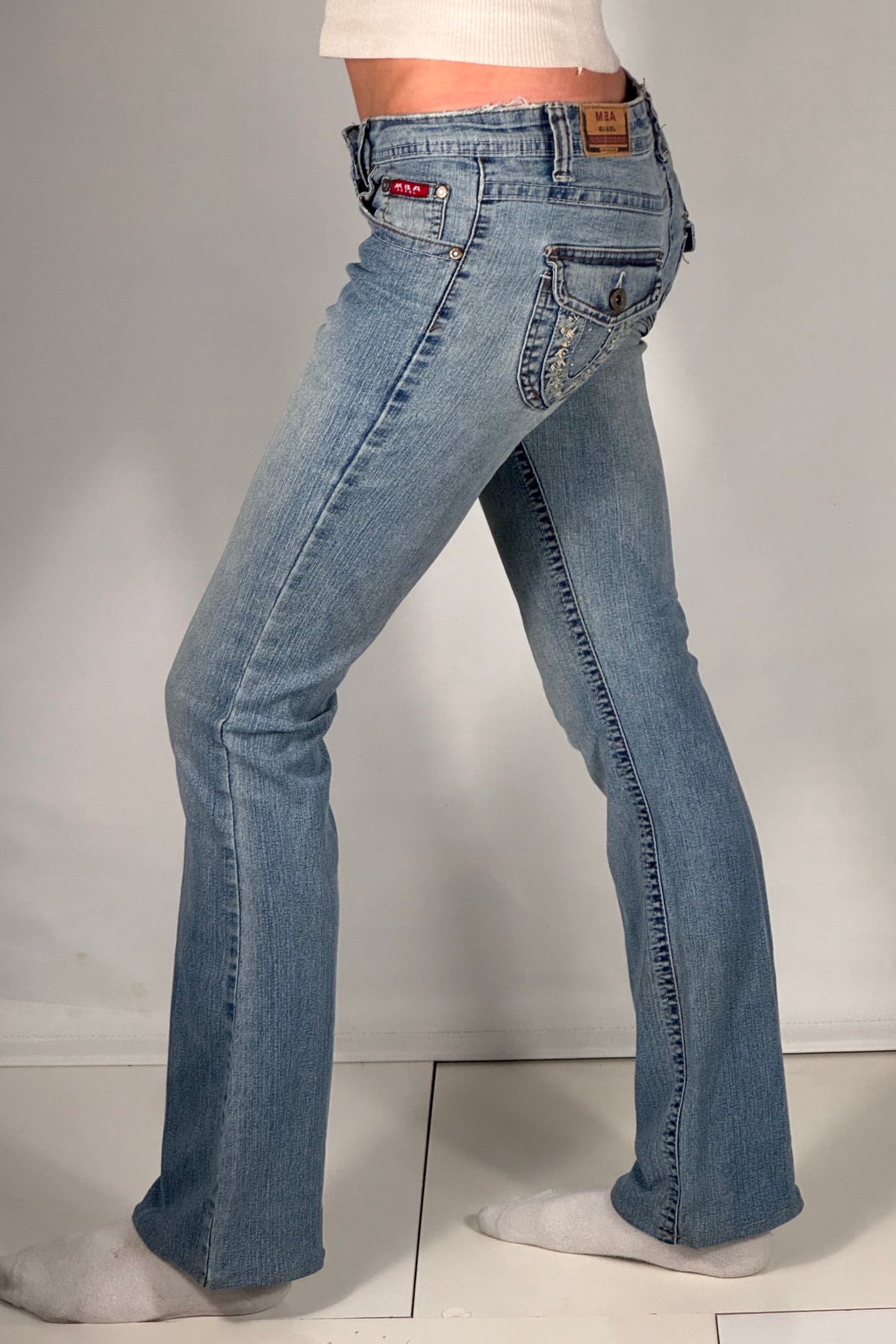 Lågmidjade jeans stl: S