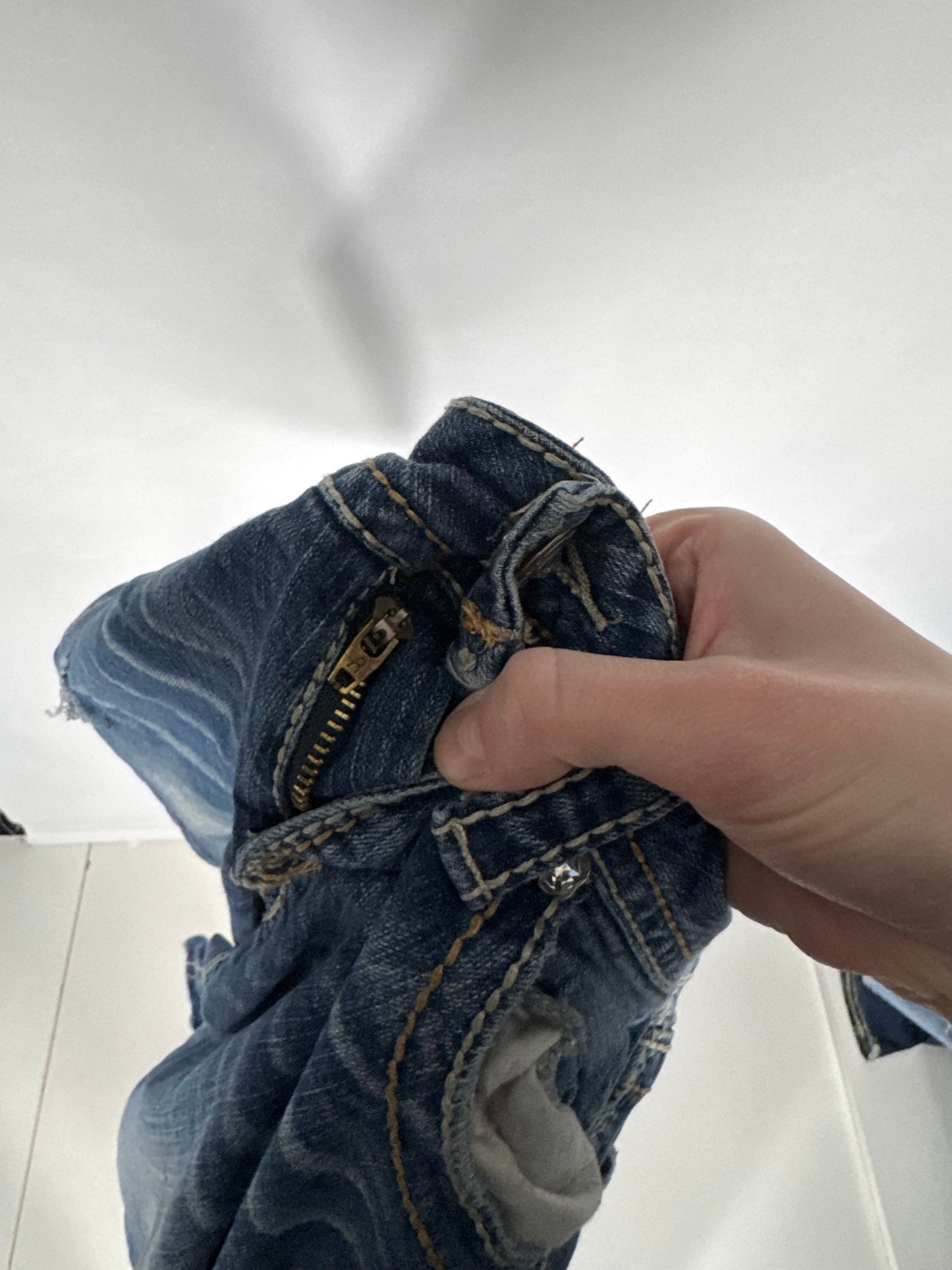 Lågmidjade jeans stl: S