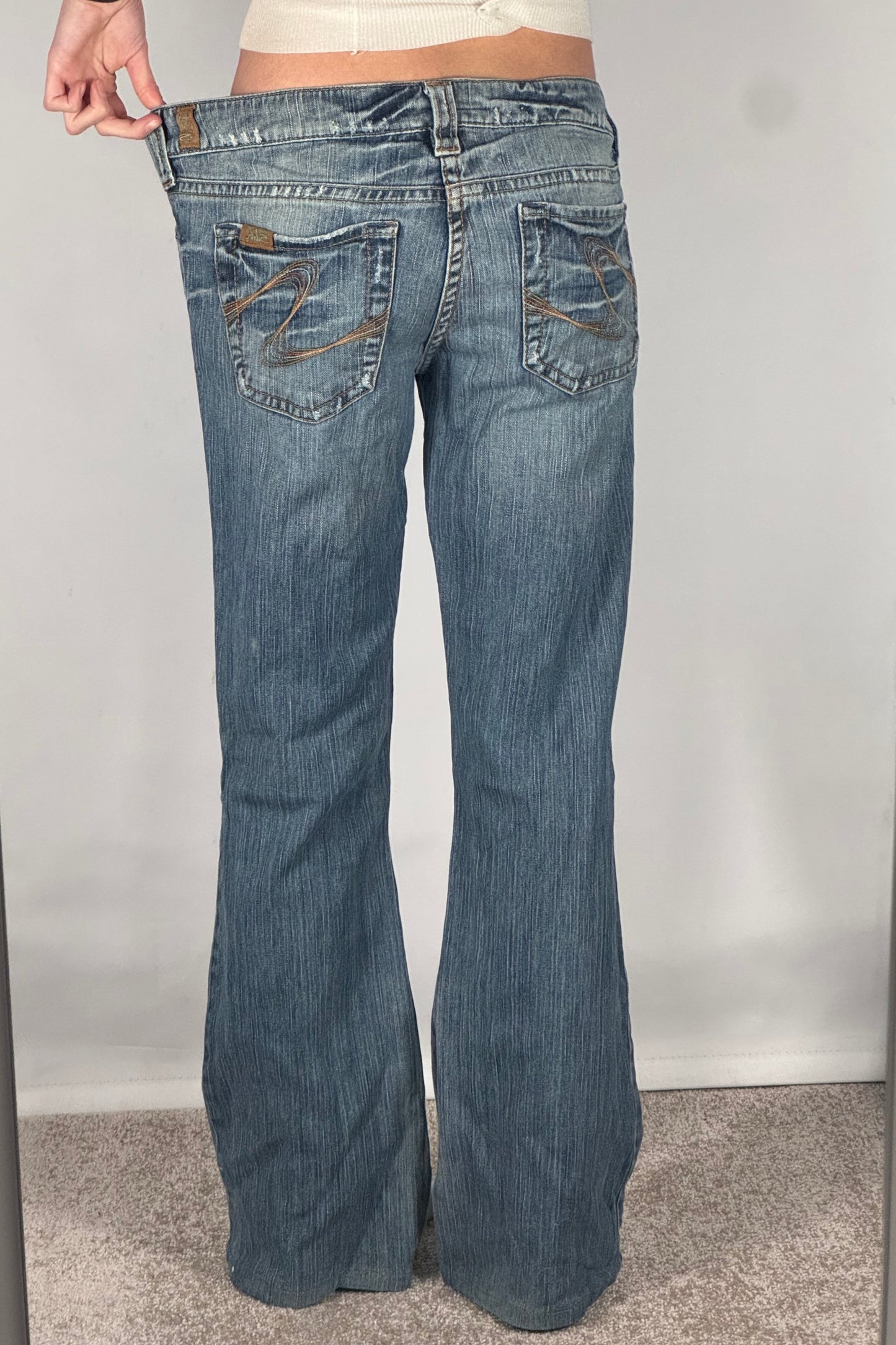 Lågmidjade jeans stl: M