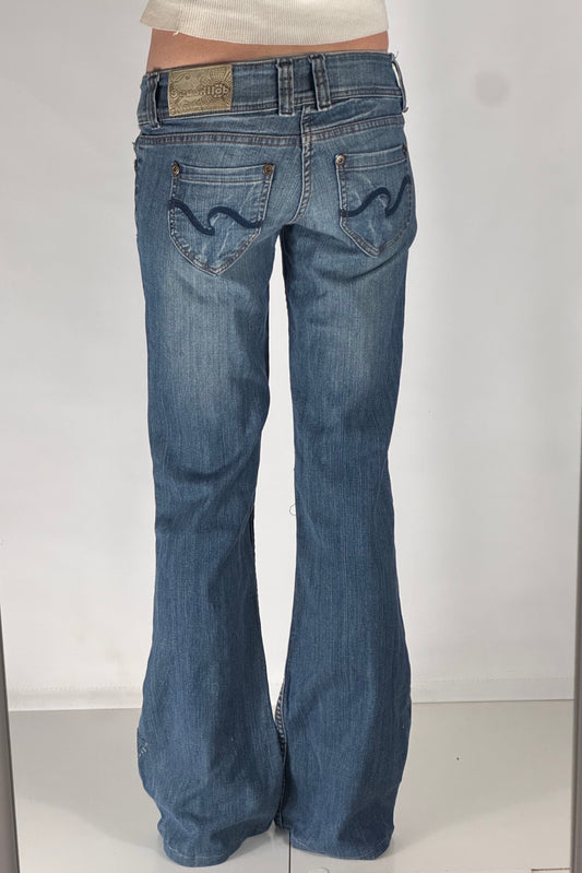 Lågmidjade jeans stl: XS/S