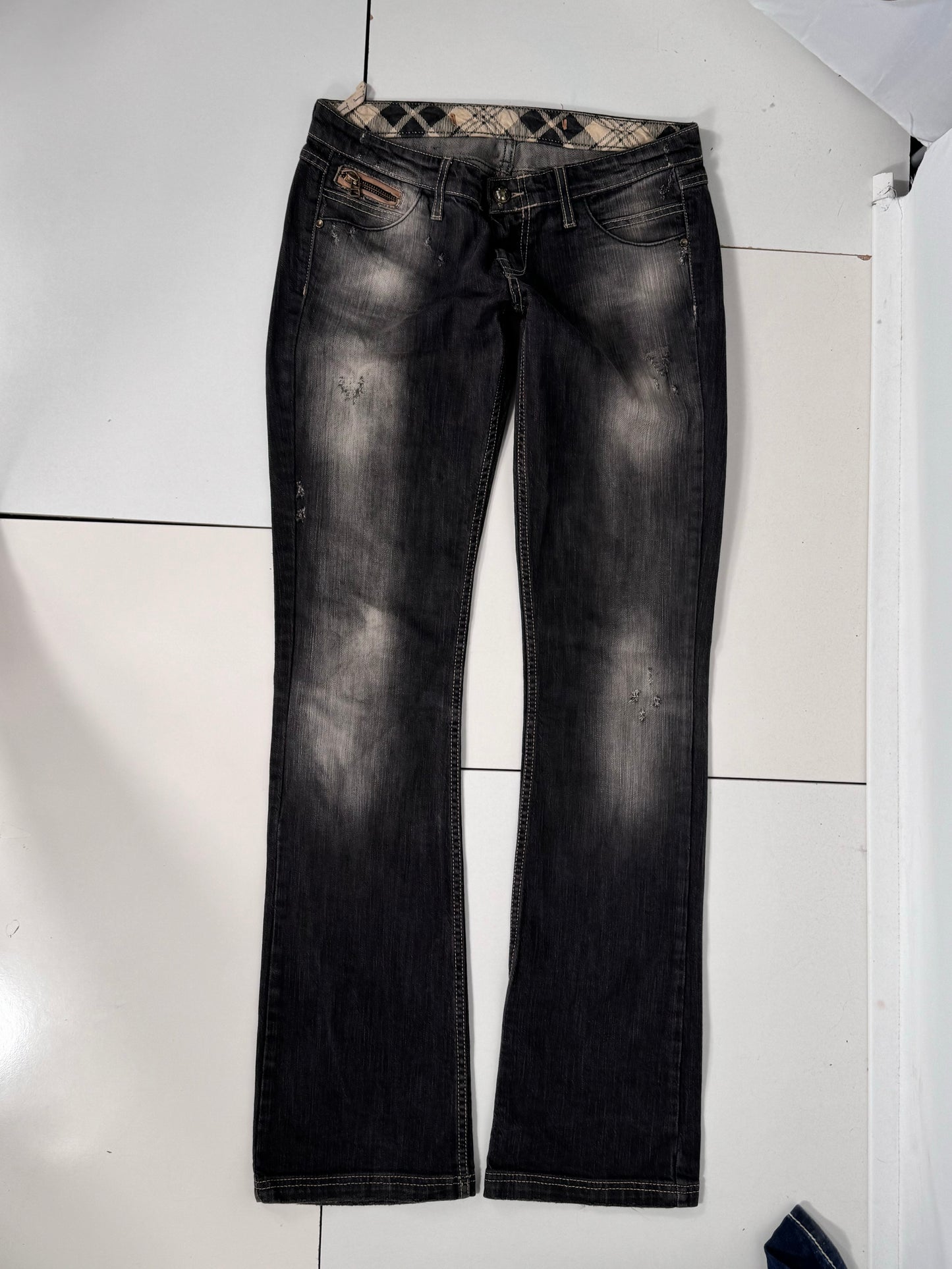 Lavt liv jeans str: S/M