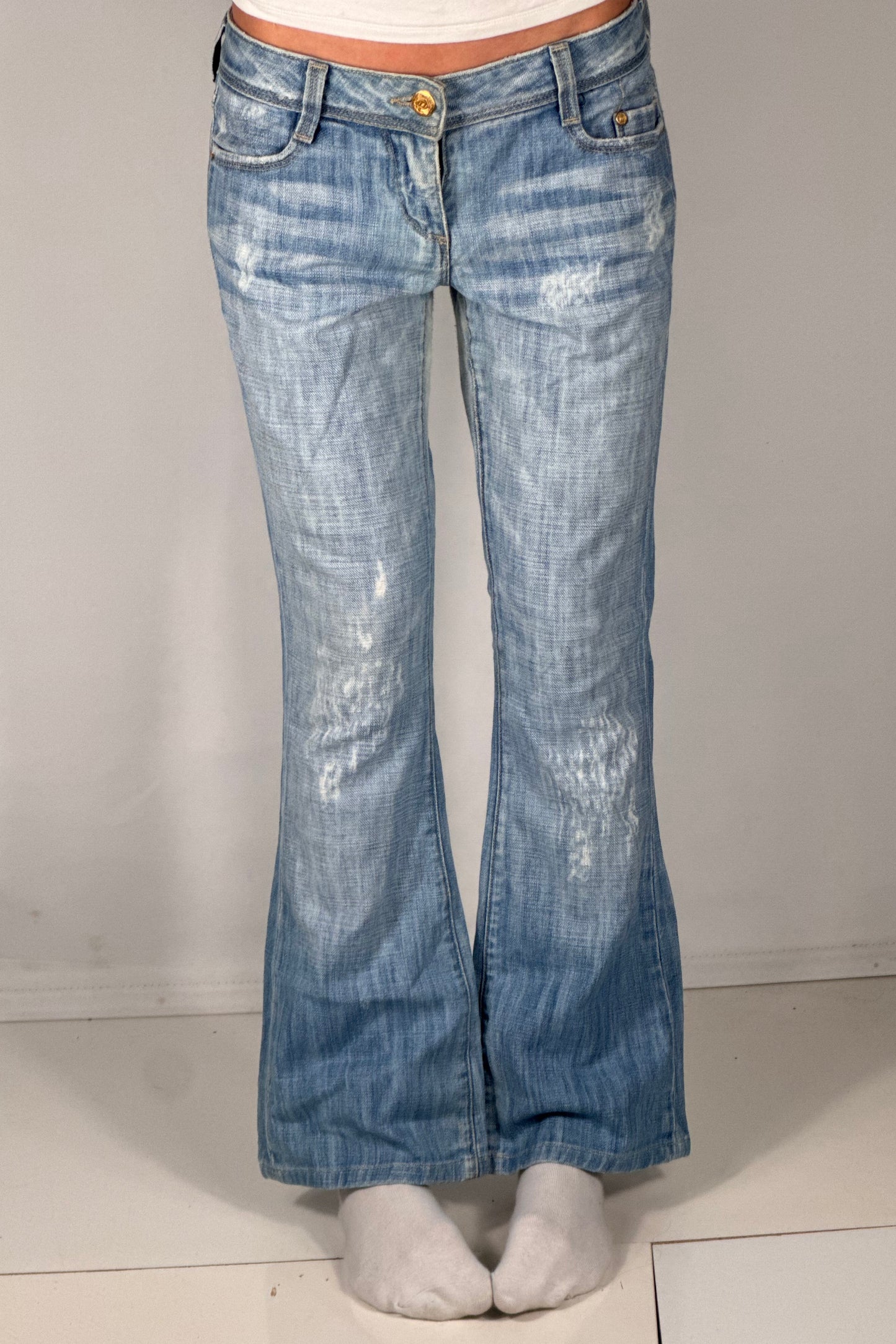 Lågmidjade jeans stl: S