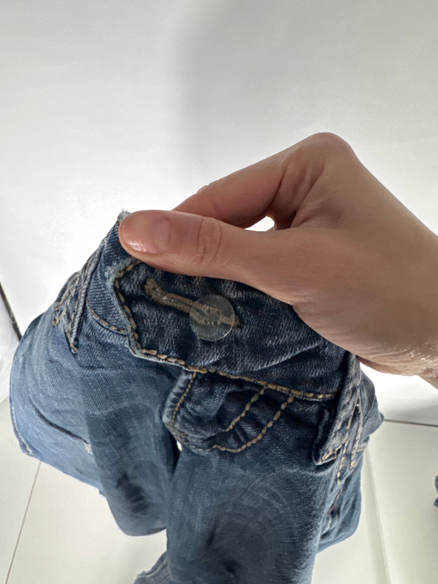 Lågmidjade jeans stl: S