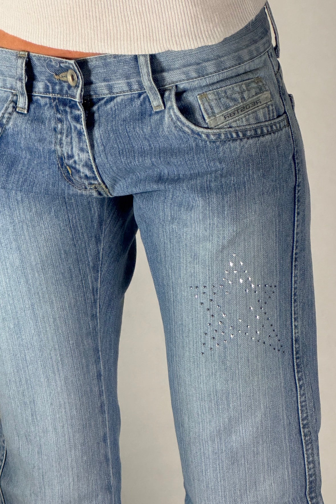 Lågmidjade jeans stl: XS