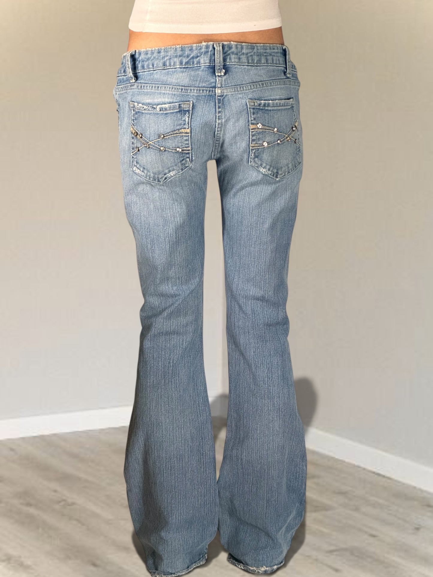 Lågmidjade jeans stl: S/M