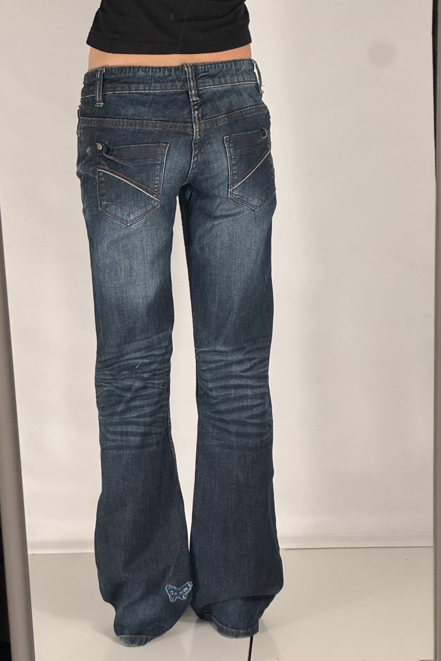 Lågmidjade jeans stl: S