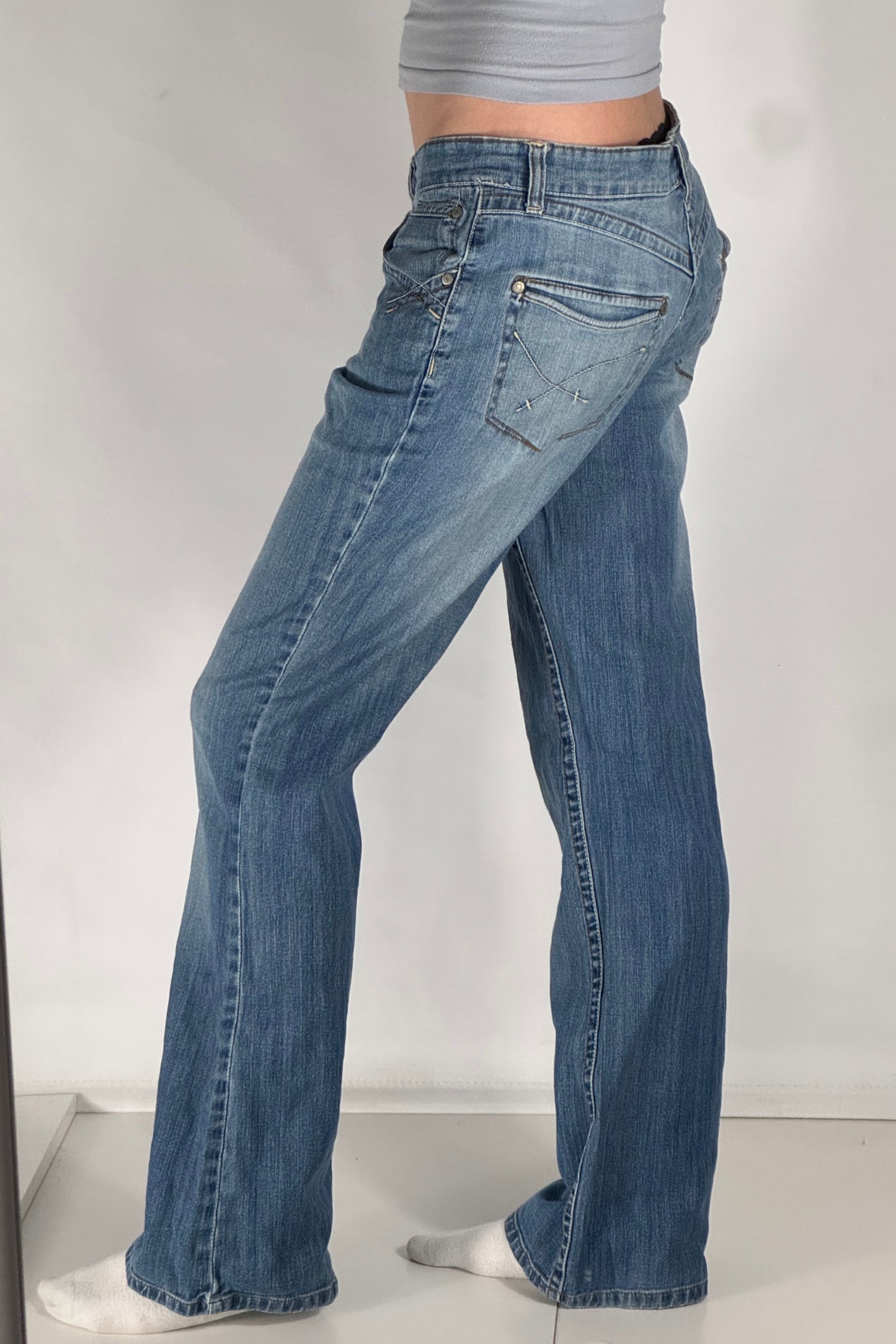 Lågmidjade jeans stl: M
