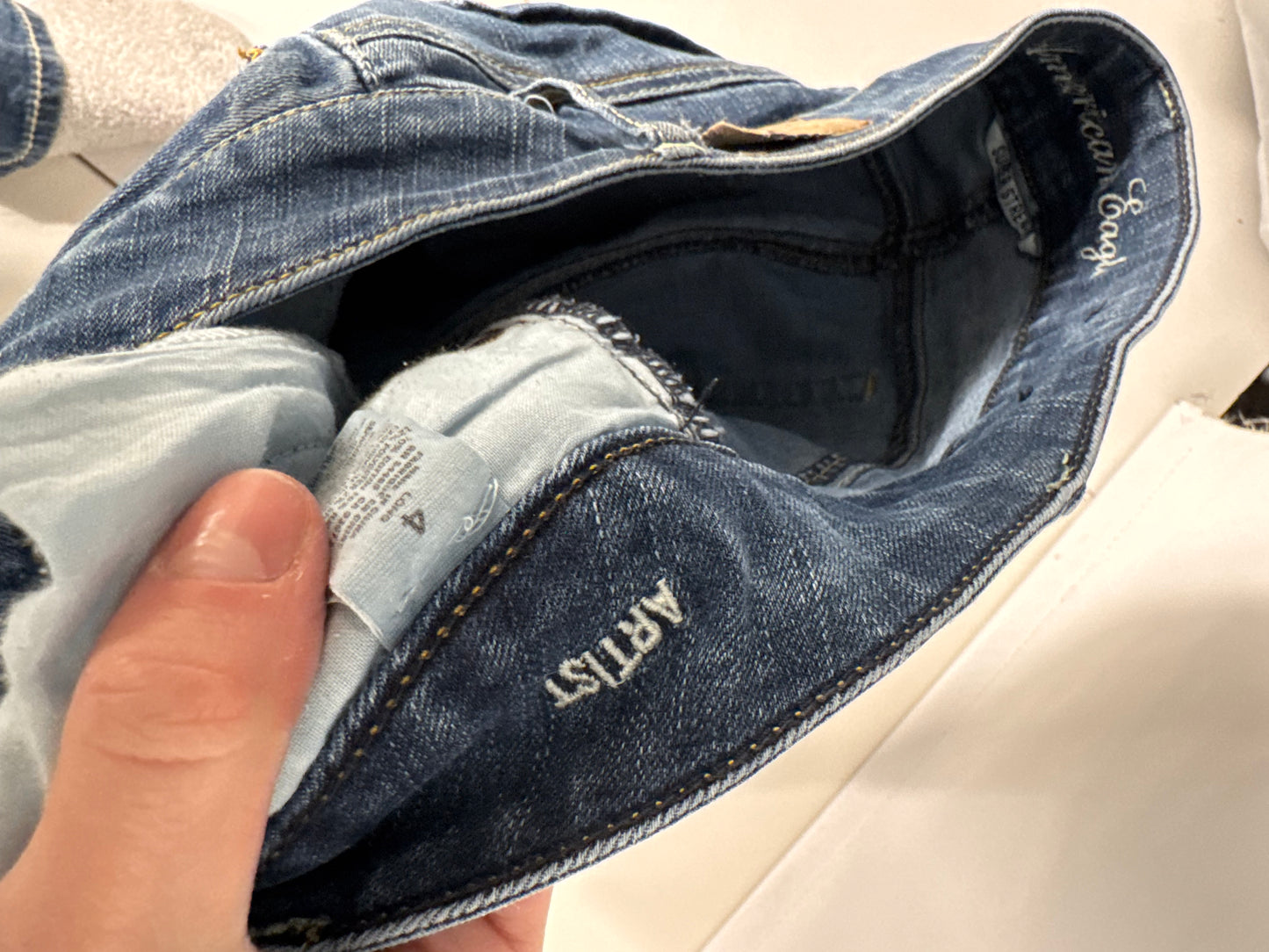 Lågmidjade jeans stl: