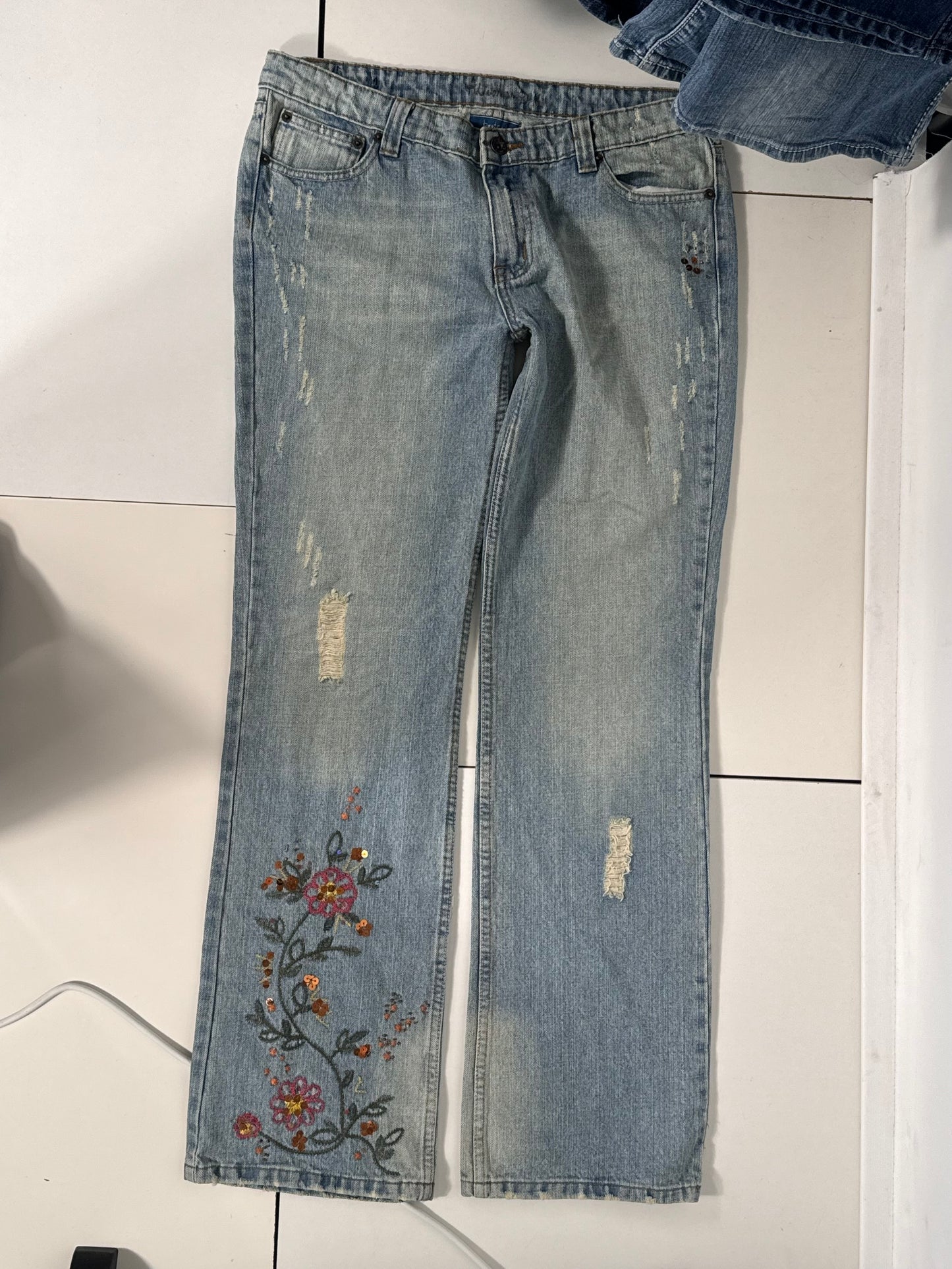 Lågmidjade jeans stl: M