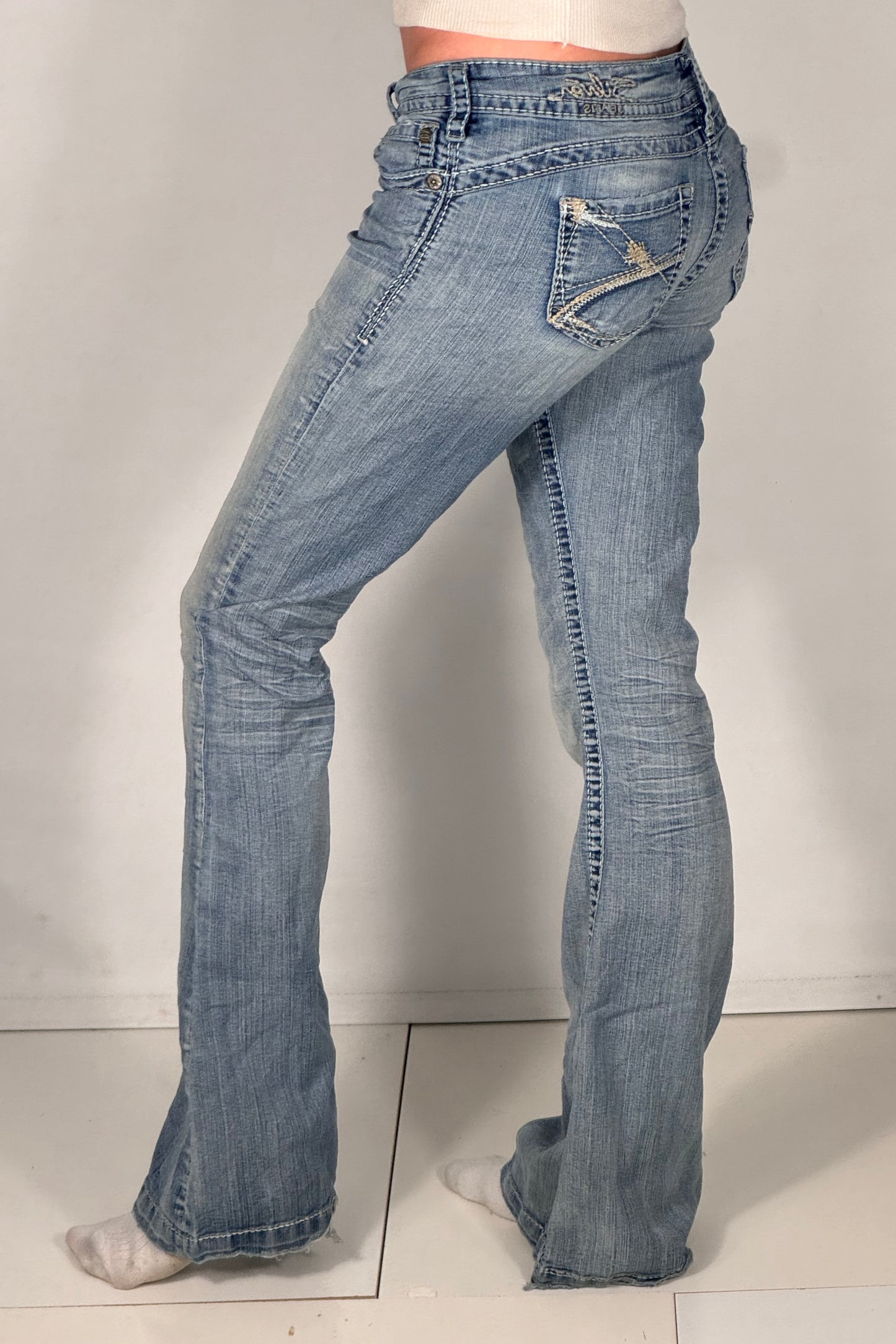Lågmidjade jeans stl: XS
