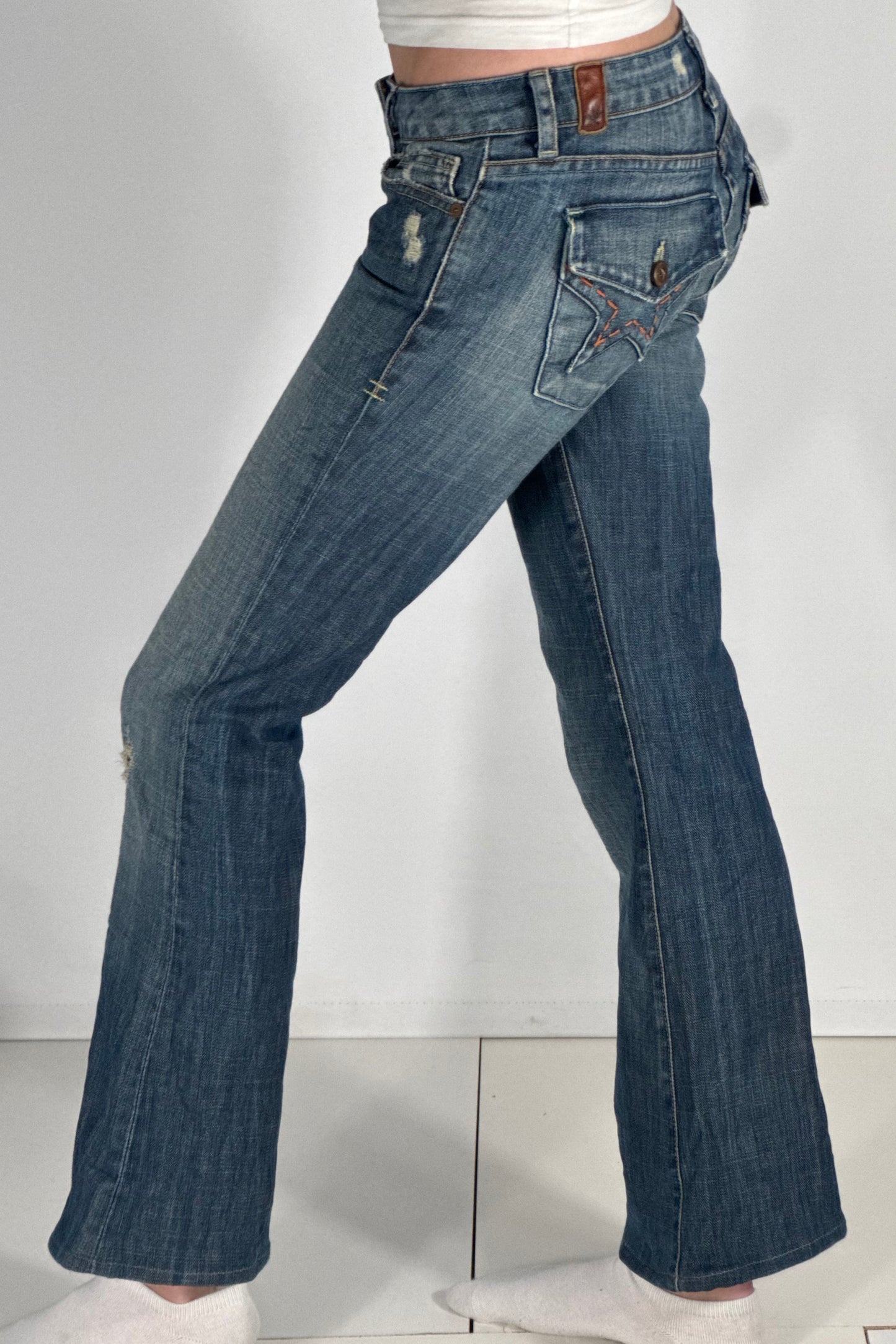 Lågmidjade jeans stl: XS