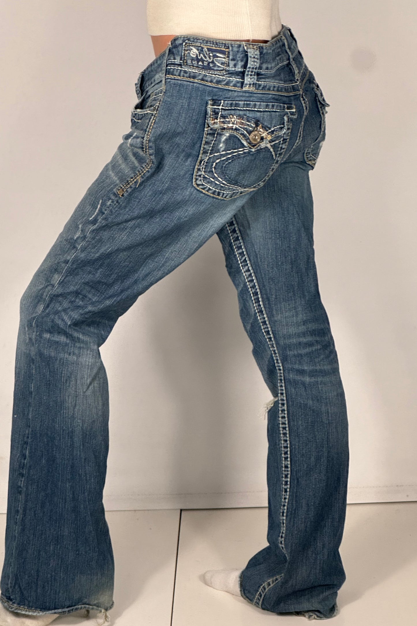 Lågmidjade jeans stl: L