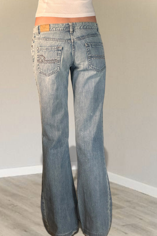 Lågmidjade jeans stl: XS