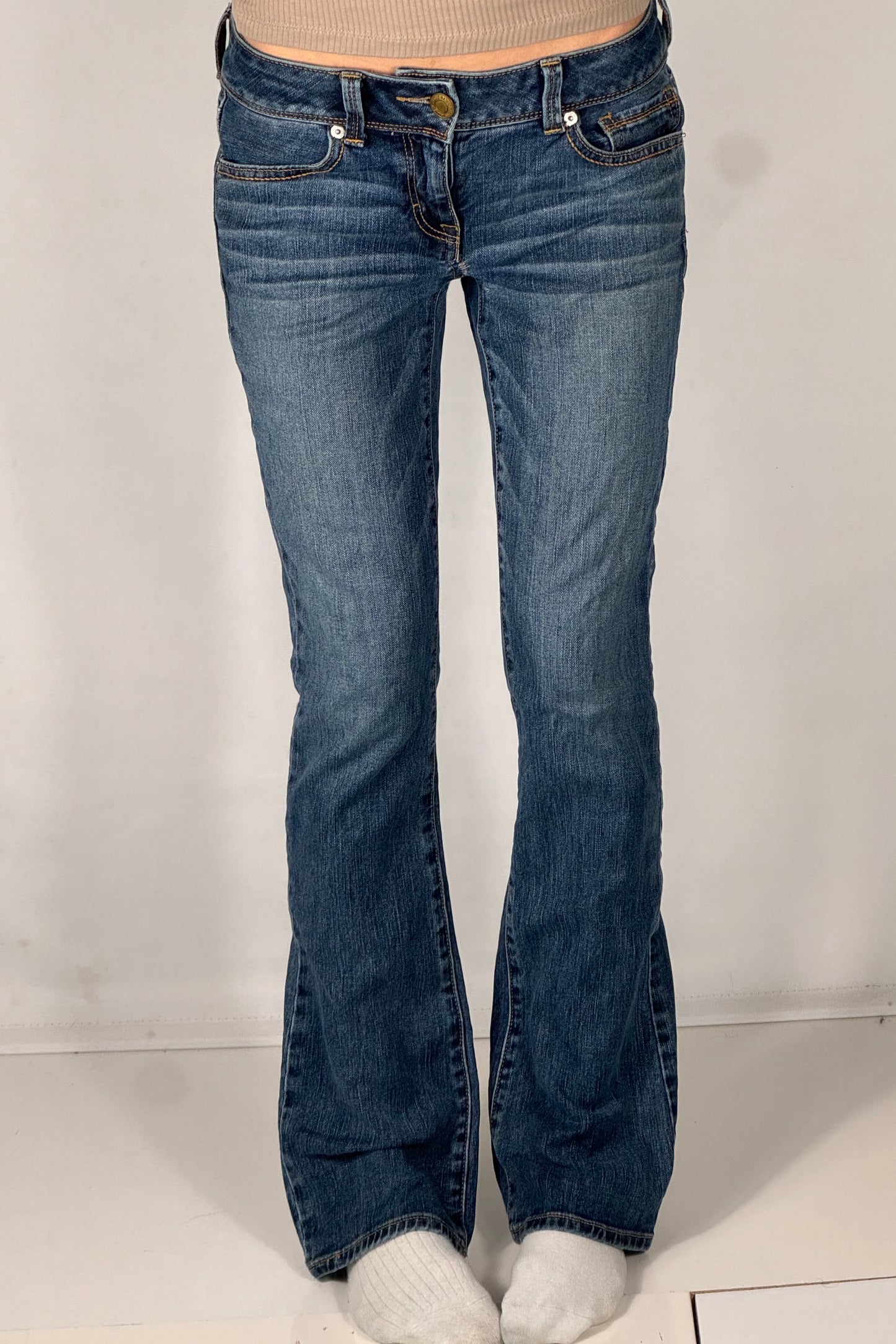 Lågmidjade jeans stl: S