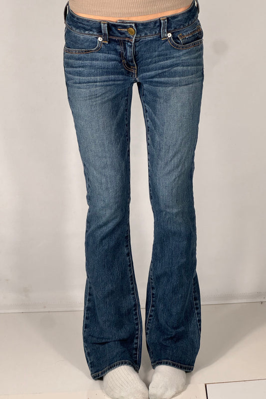 Lavtaljede jeans str: S