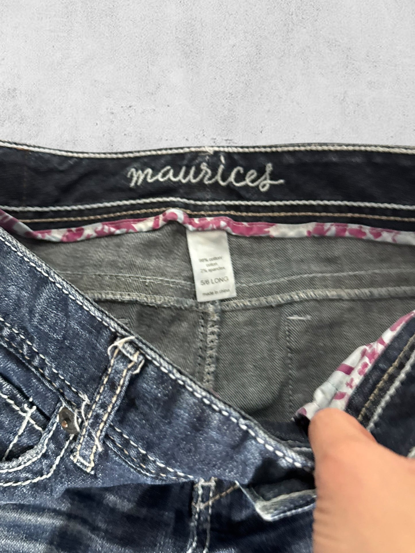 Lågmidjade jeans stl: S