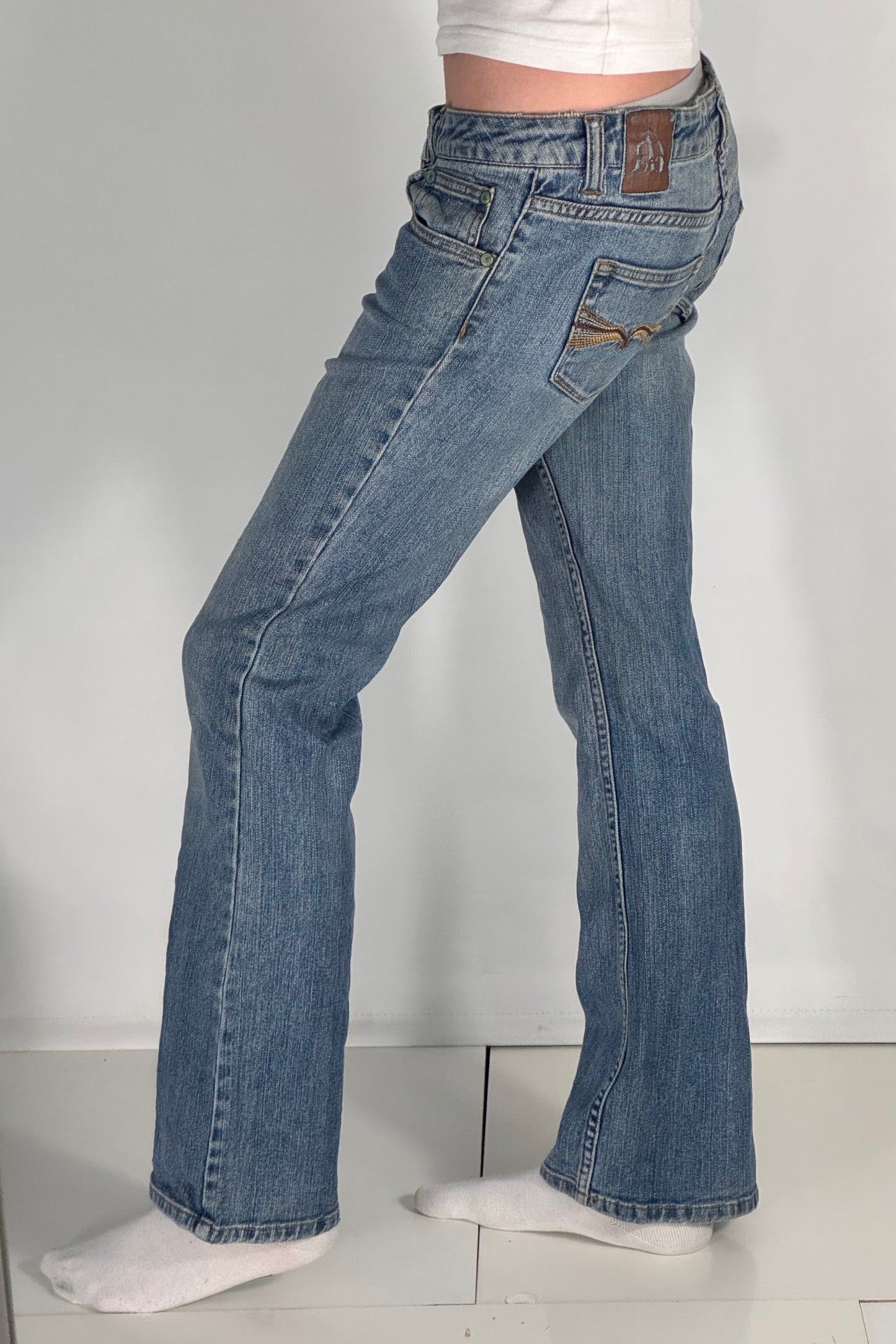 Lågmidjade jeans stl: S